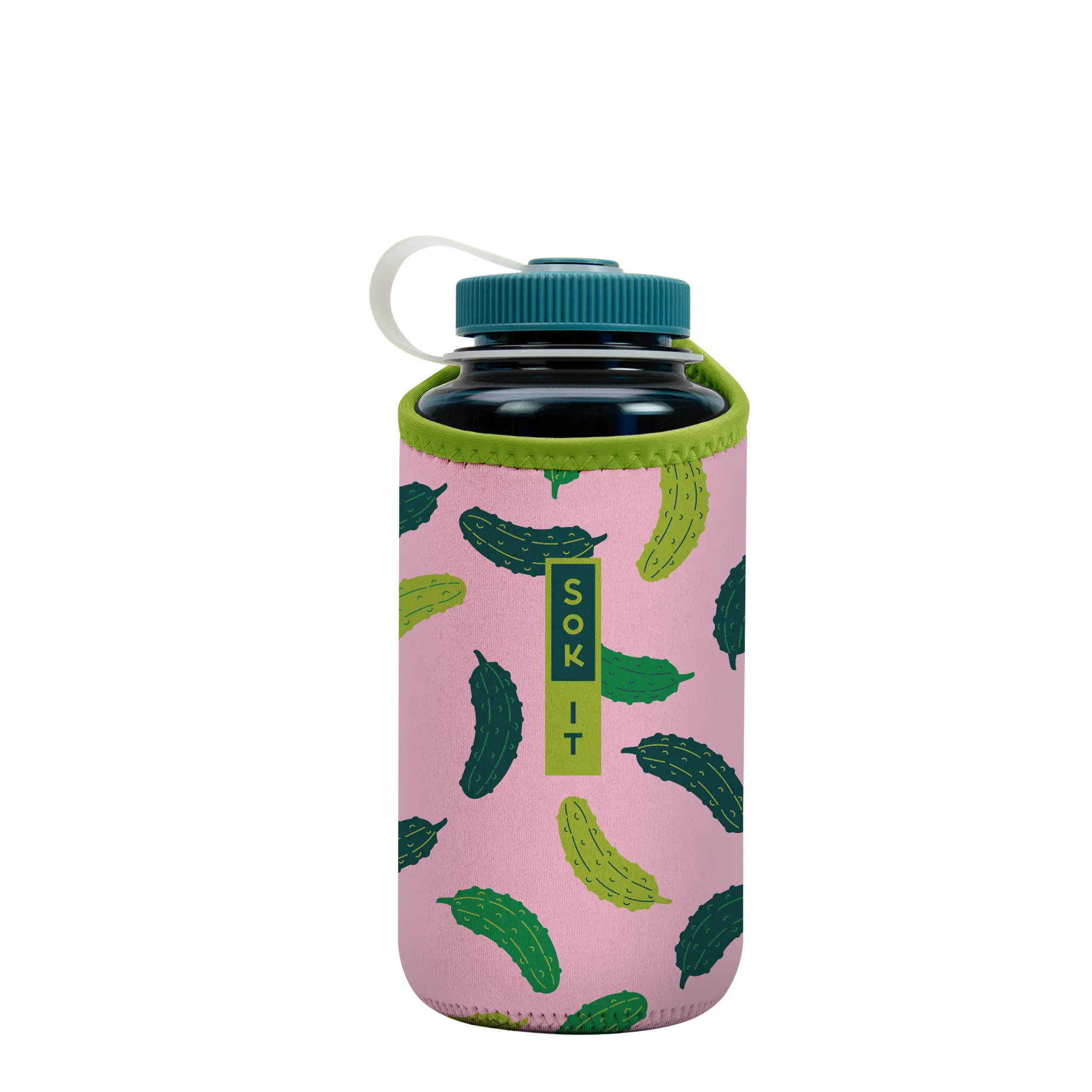 Sok-It BotlSok for Nalgene Style Bottles - Pickle Me Pink   BotlSok-Evergreen