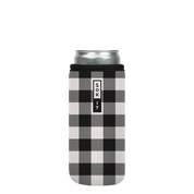 Sok-It CanSok - B&W Buffalo Check 12oz-Slim-Can 12.99 CanSok-Plaids