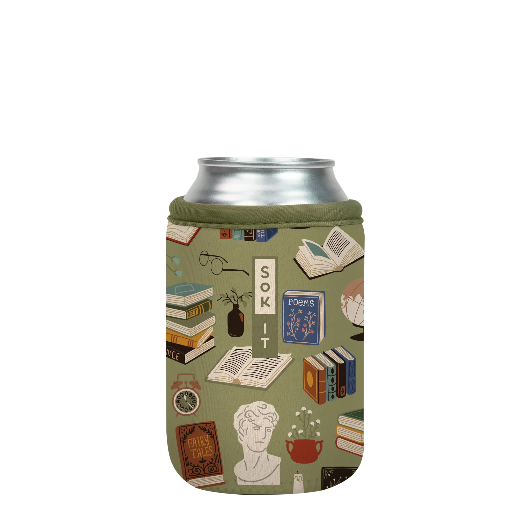 Sok-It CanSok - Book Club 12oz Can 13.99 CanSok-Evergreen