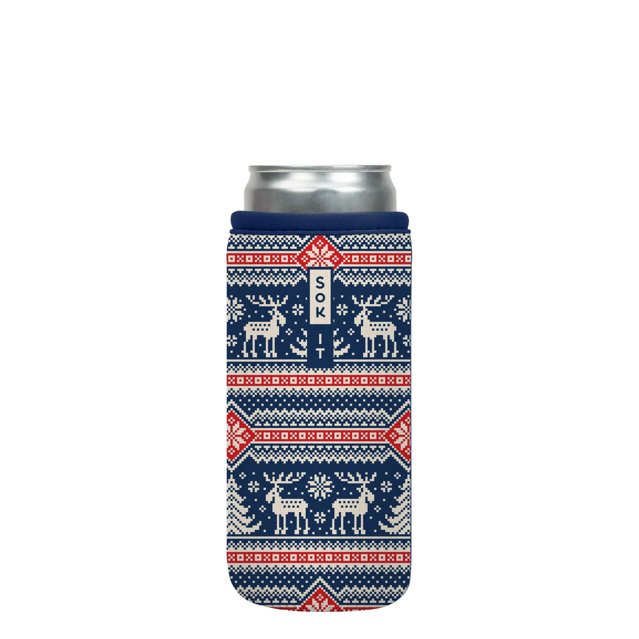 Sok-It CanSok - Sweater Weather 12oz-Slim-Can 12.99 CanSok-Winter Holiday