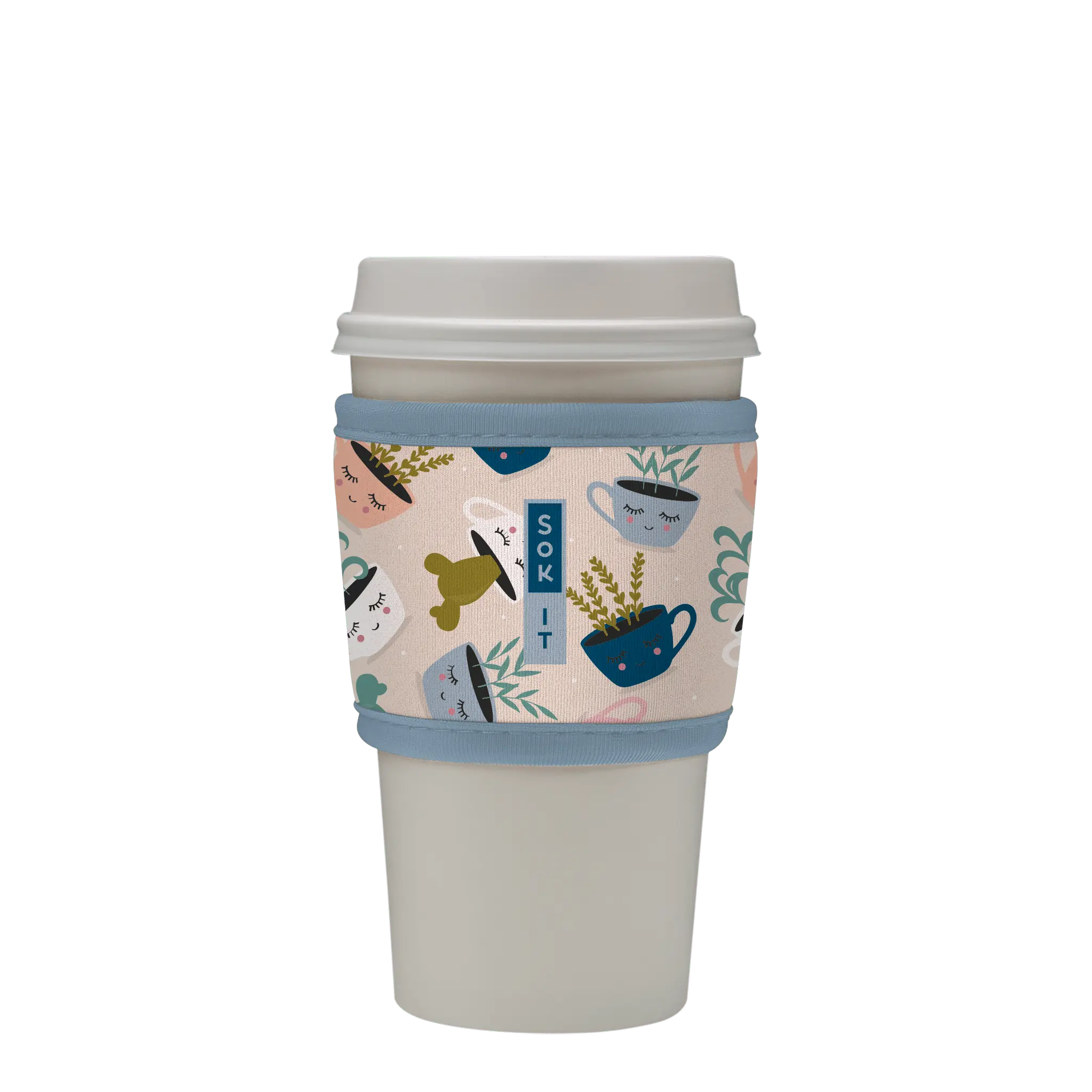 Sok-It HotSok - Botanical Teacups HotSok-Novelty