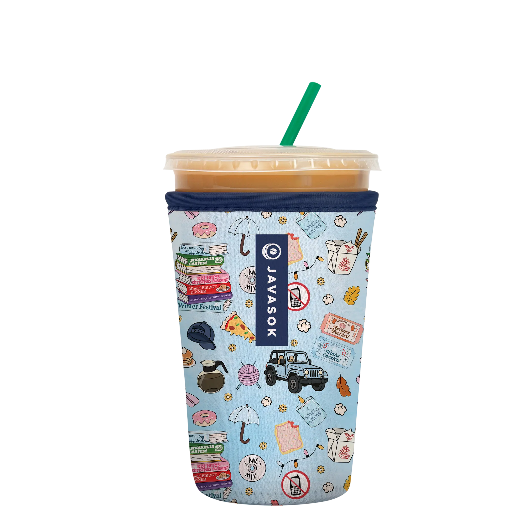 Fast Talker Iced Coffee Sleeve – JavaSok | Sok-It