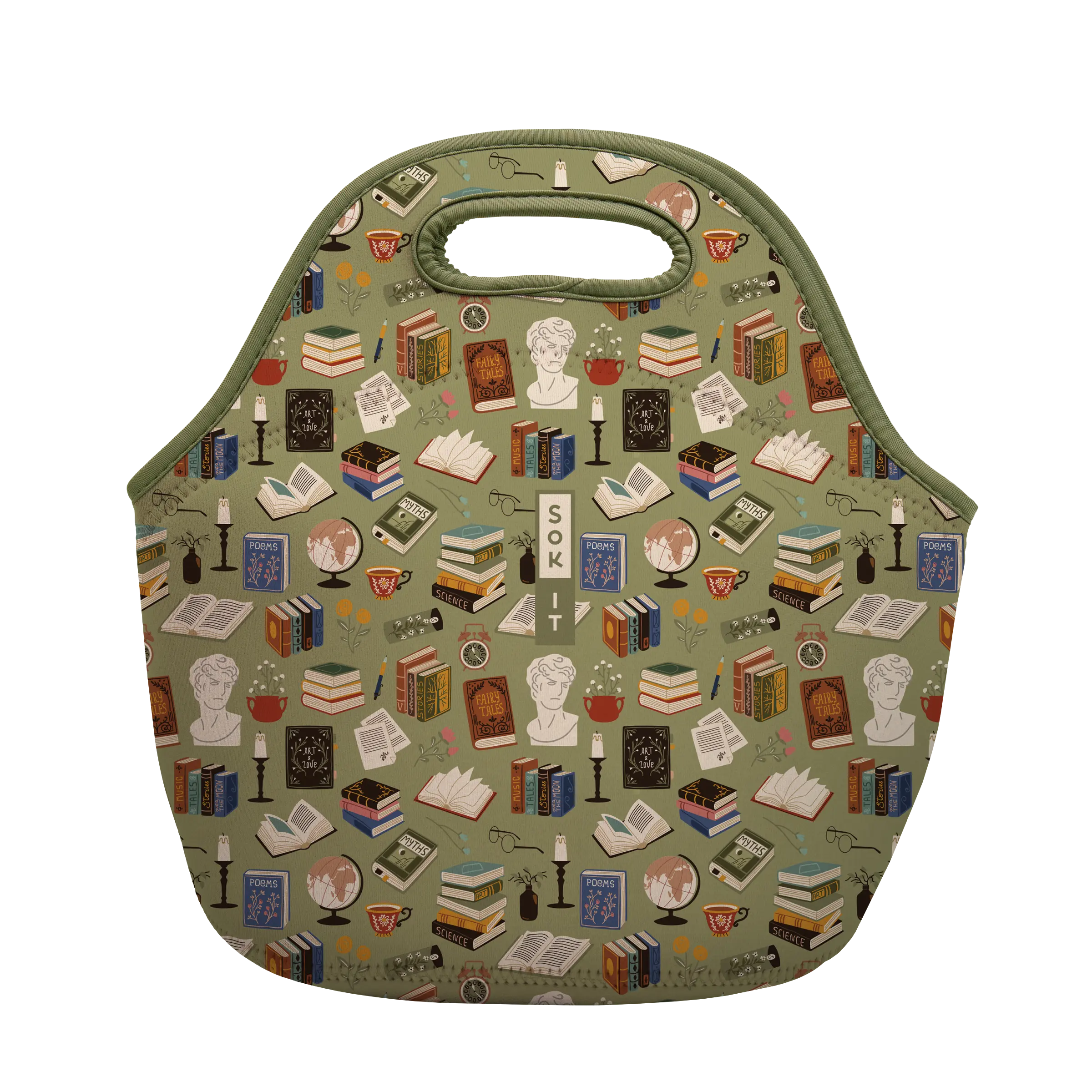 Sok-It LunchTote - Book Club   LunchTote-Evergreen