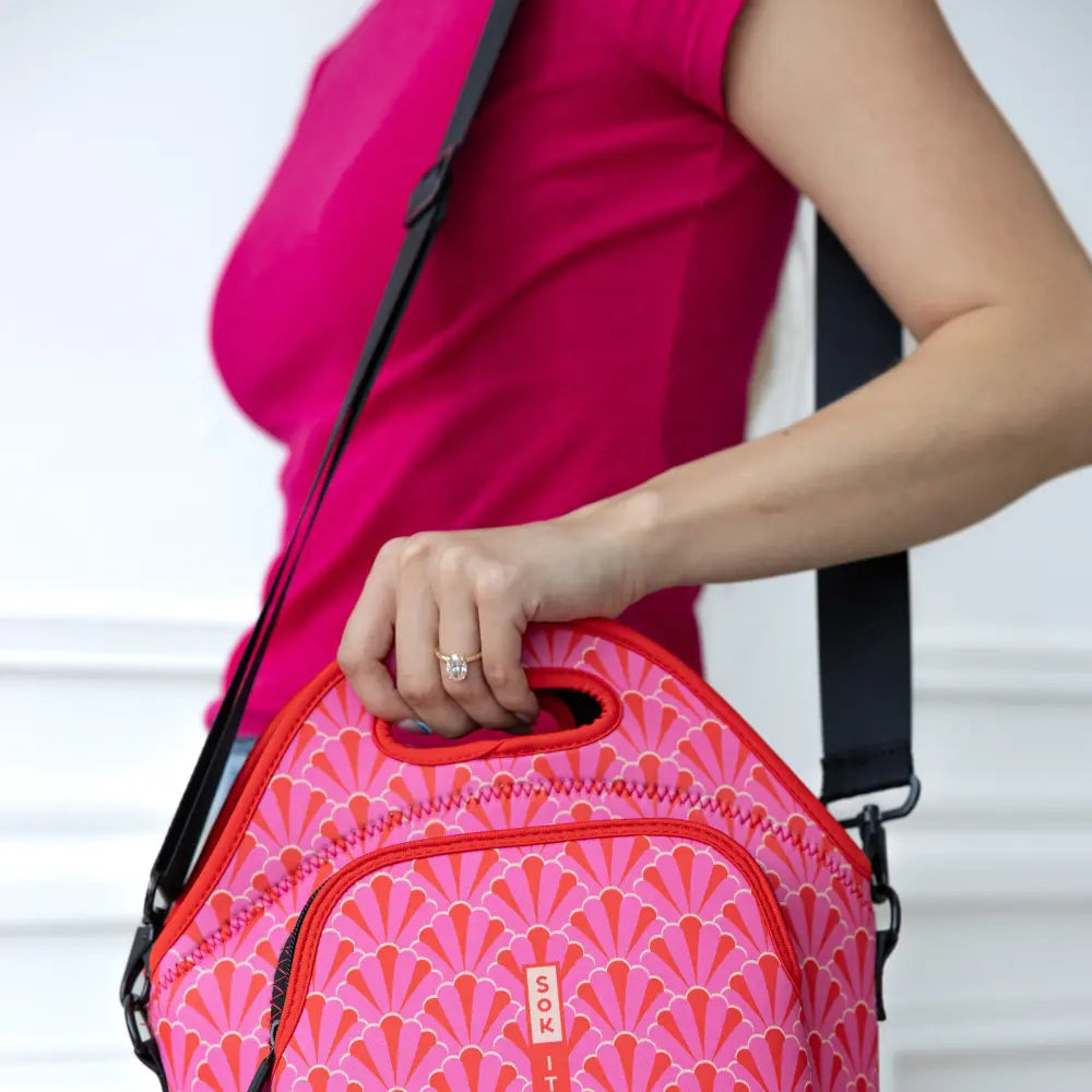 Sok-It LunchTote XL - Pink Gatsby   LunchTote-Evergreen