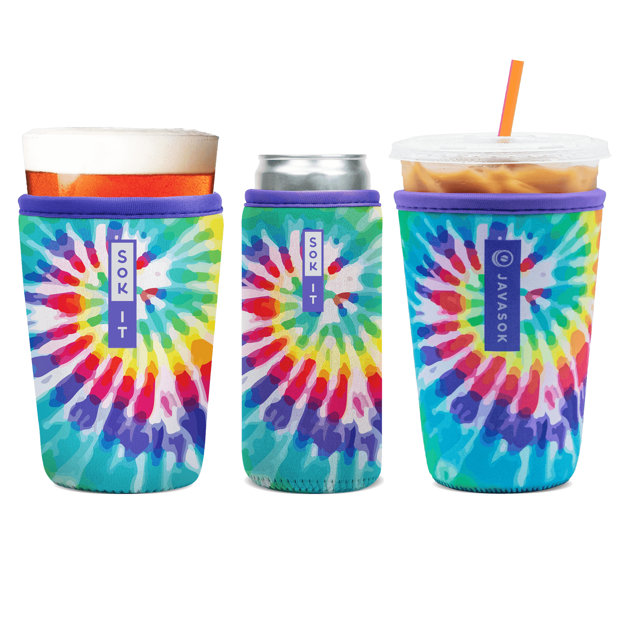 CanSok - Blue Tie Dye 16oz Can