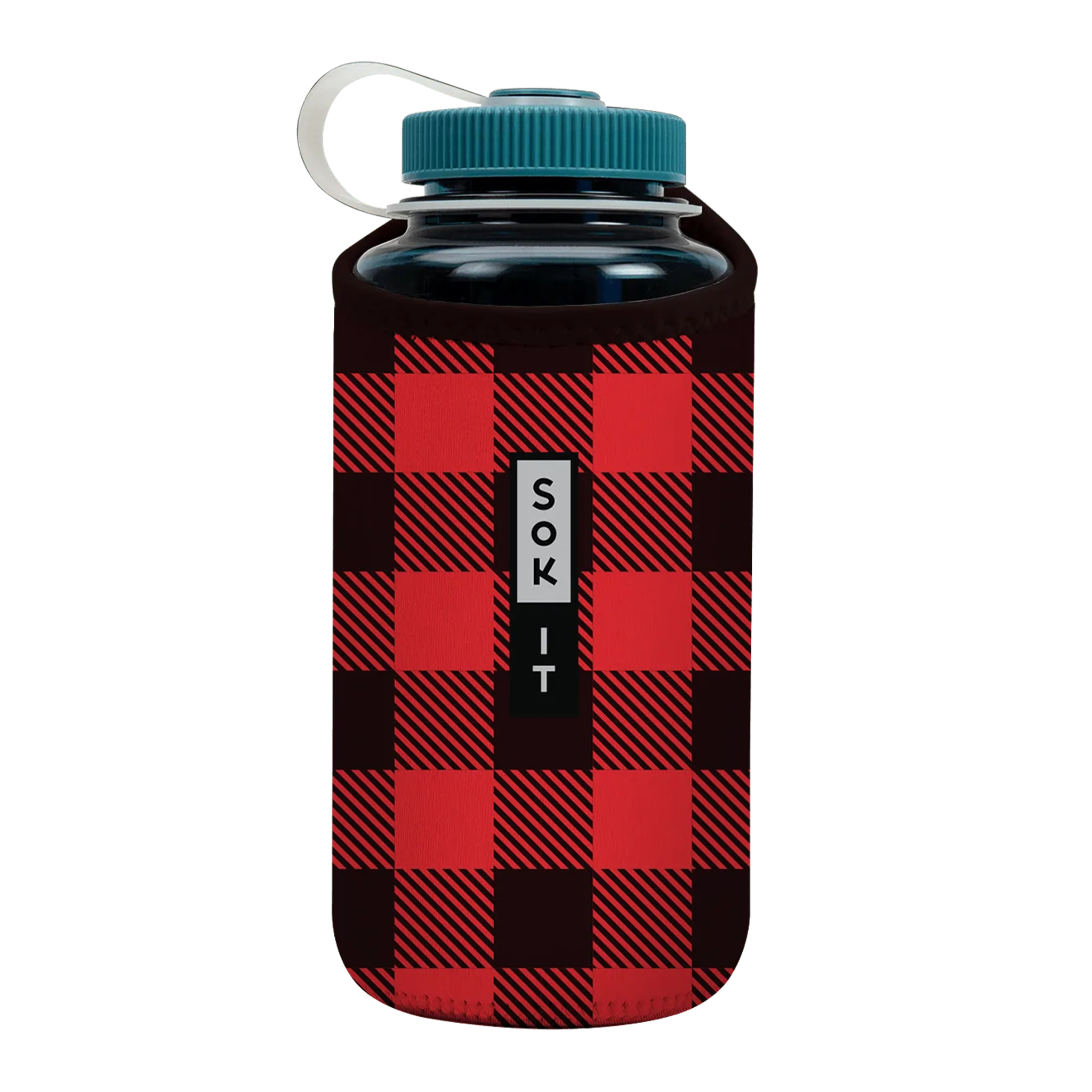 BotlSok for Blender Style Bottle - Buffalo Check 28oz