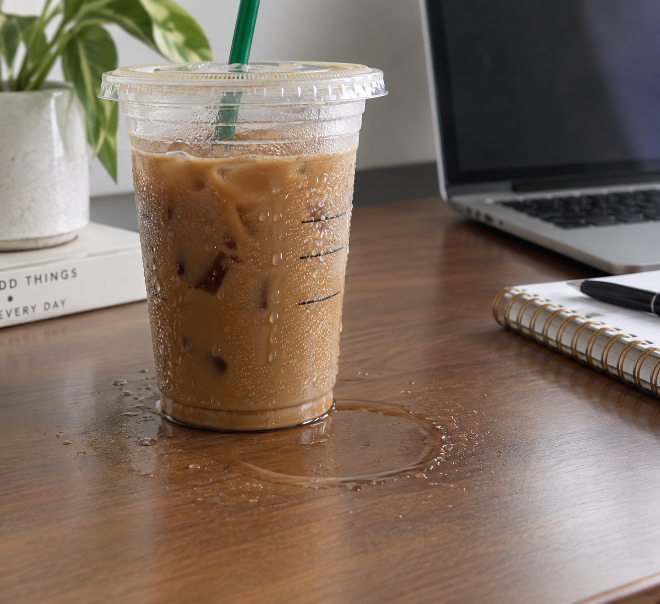 How to Keep Iced Coffee From Leaving Water Rings on Your Desk Sok-It