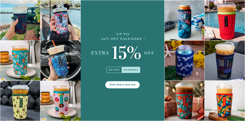 Iced Coffee Sleeve | Cold Beverage Sleeves | JavaSok – Sok-It