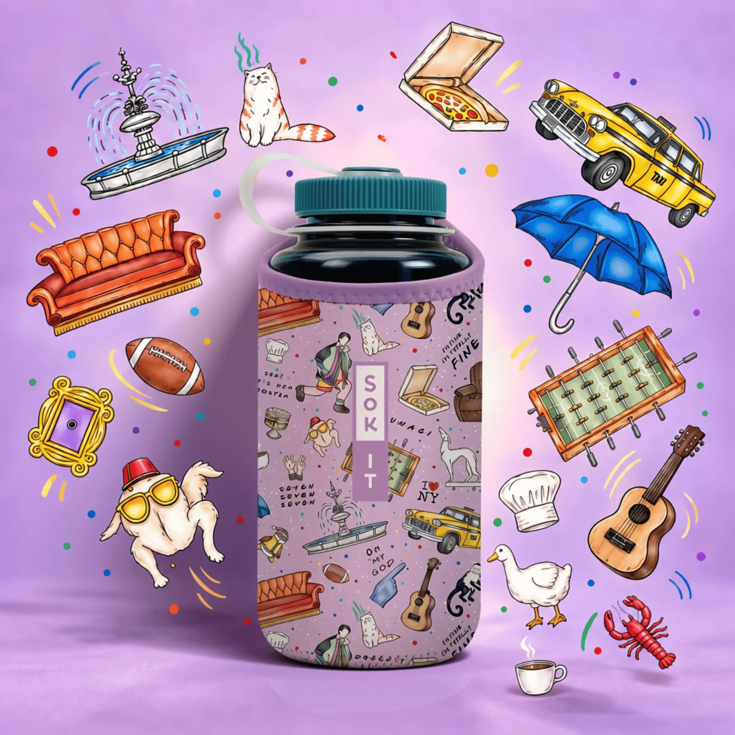 Sok-It BotlSok for Nalgene Style Bottles - The One Where  