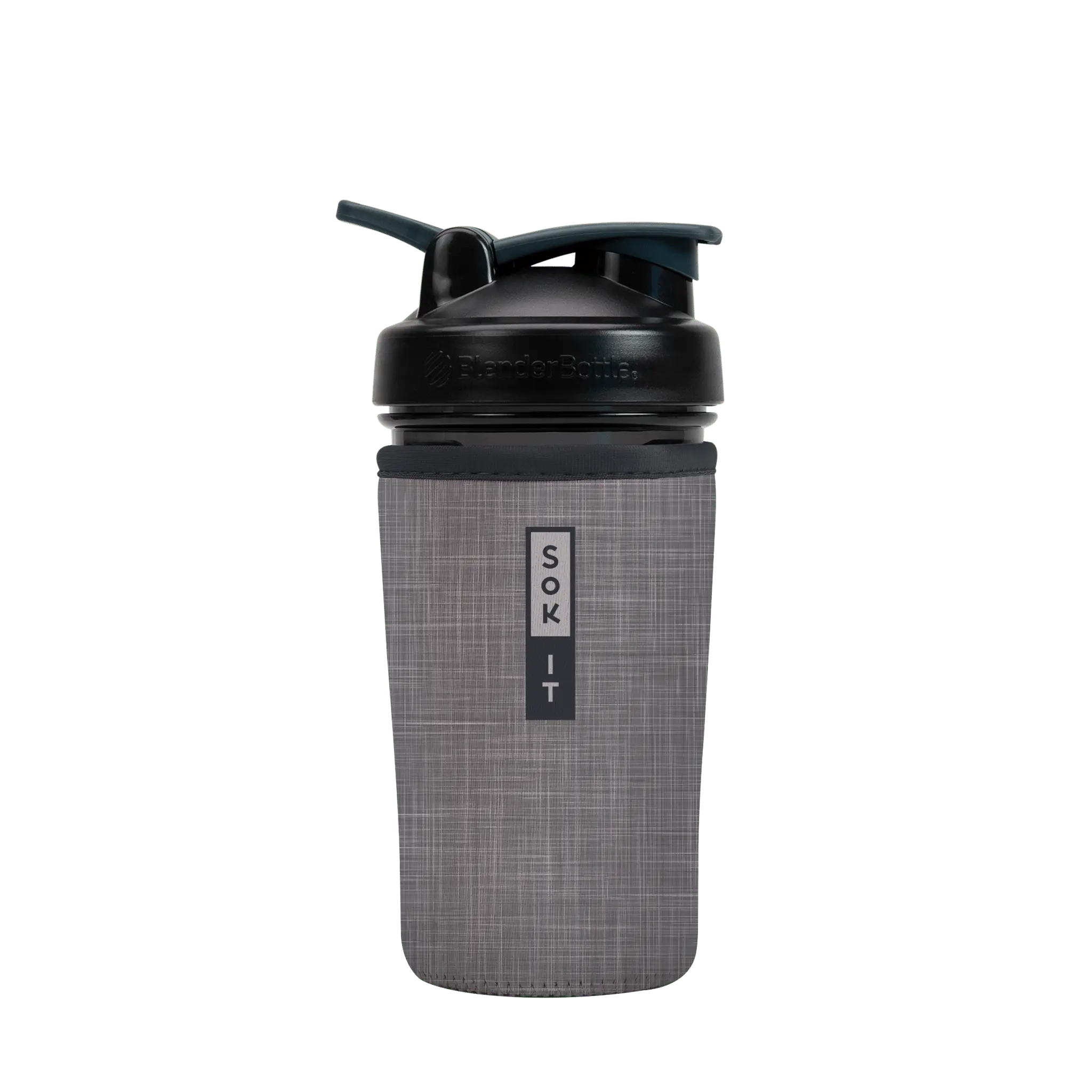 Sok-It BotlSok for Blender Style Bottle - Anthracite 24oz 12.99 BotlSok-Classic Solid