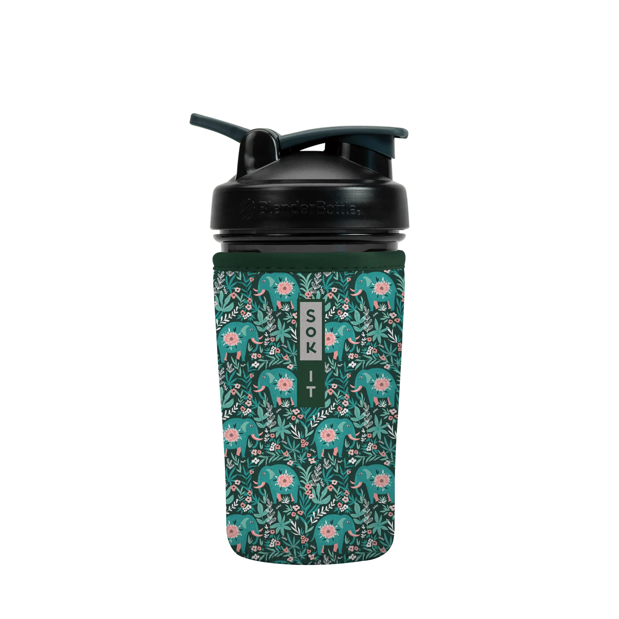 Sok-It BotlSok for Blender Style Bottle - Baby Elephant Walk 24oz 12.99 BotlSok-Animals