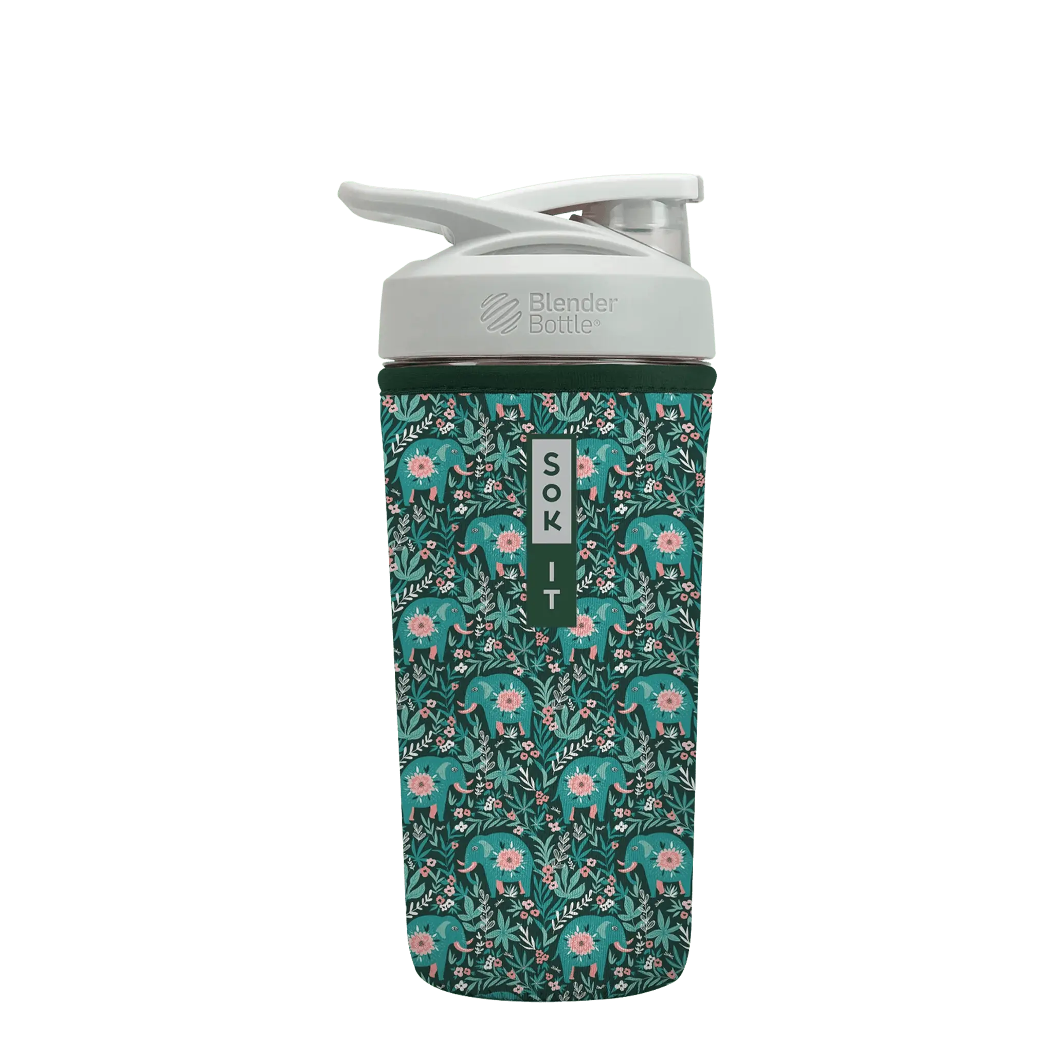 Sok-It BotlSok for Blender Style Bottle - Baby Elephant Walk 28oz 14.99 BotlSok-Animals