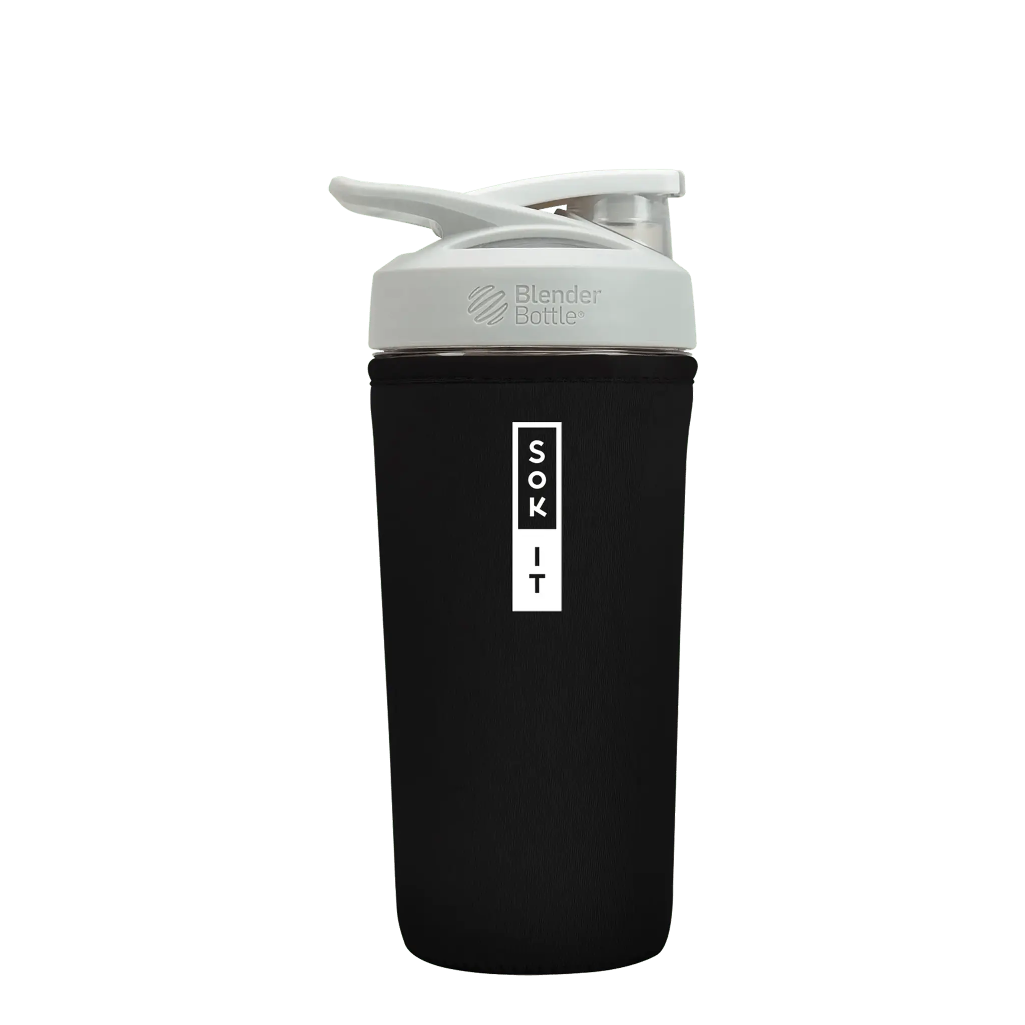 Sok-It BotlSok for Blender Style Bottle - Black 28oz 14.99 BotlSok-Classic Solid