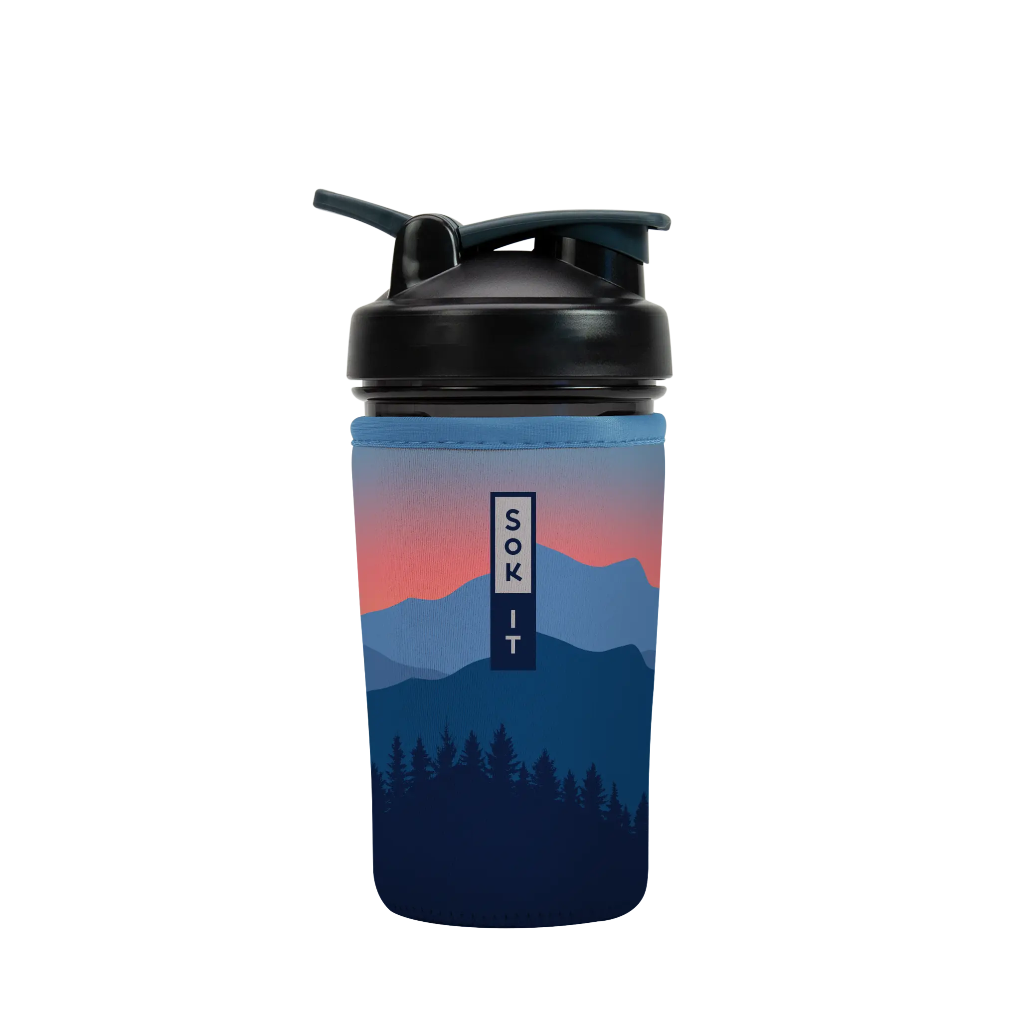 Sok-It BotlSok for Blender Style Bottle - Blue Ridge 24oz-Blender-Bottle 12.99 BotlSok-Evergreen