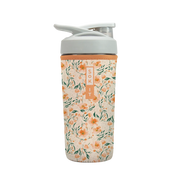 Sok-It BotlSok for Blender Style Bottle - Blush Blossoms 28oz-Blender-Bottle 14.99 BotlSok-Evergreen