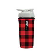 Sok-It BotlSok for Blender Style Bottle - Buffalo Check 28oz 14.99 BotlSok-Winter Holiday