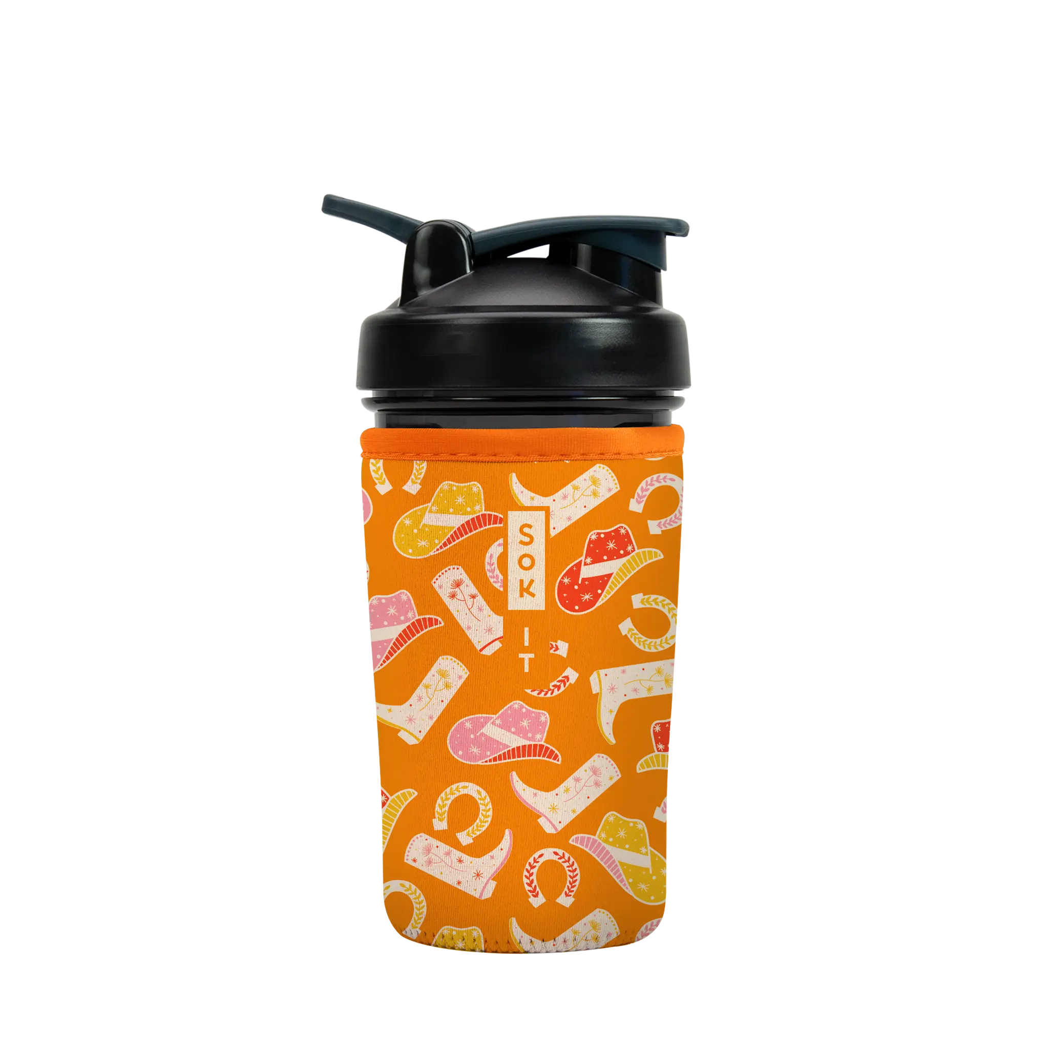 Sok-It BotlSok for Blender Style Bottle - Cowgirl Couture 24oz-Blender-Bottle 12.99 BotlSok-Evergreen