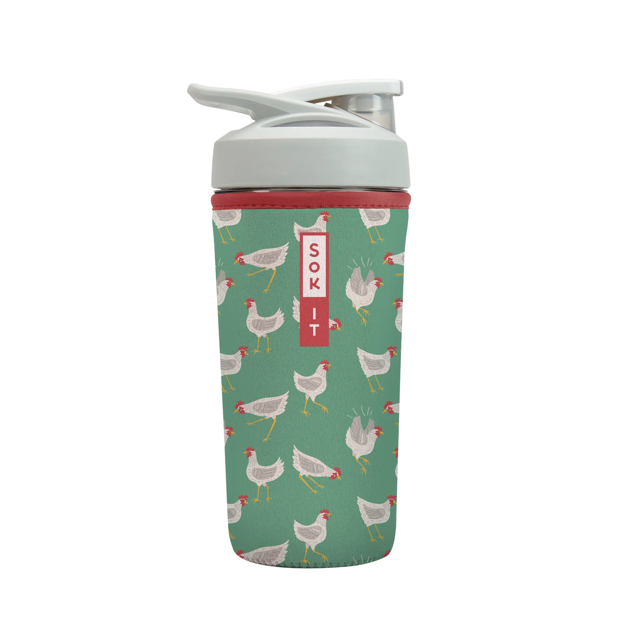 Sok-It BotlSok for Blender Style Bottle - Flew The Coop 28oz-Blender-Bottle 14.99 BotlSok-Spring Holiday
