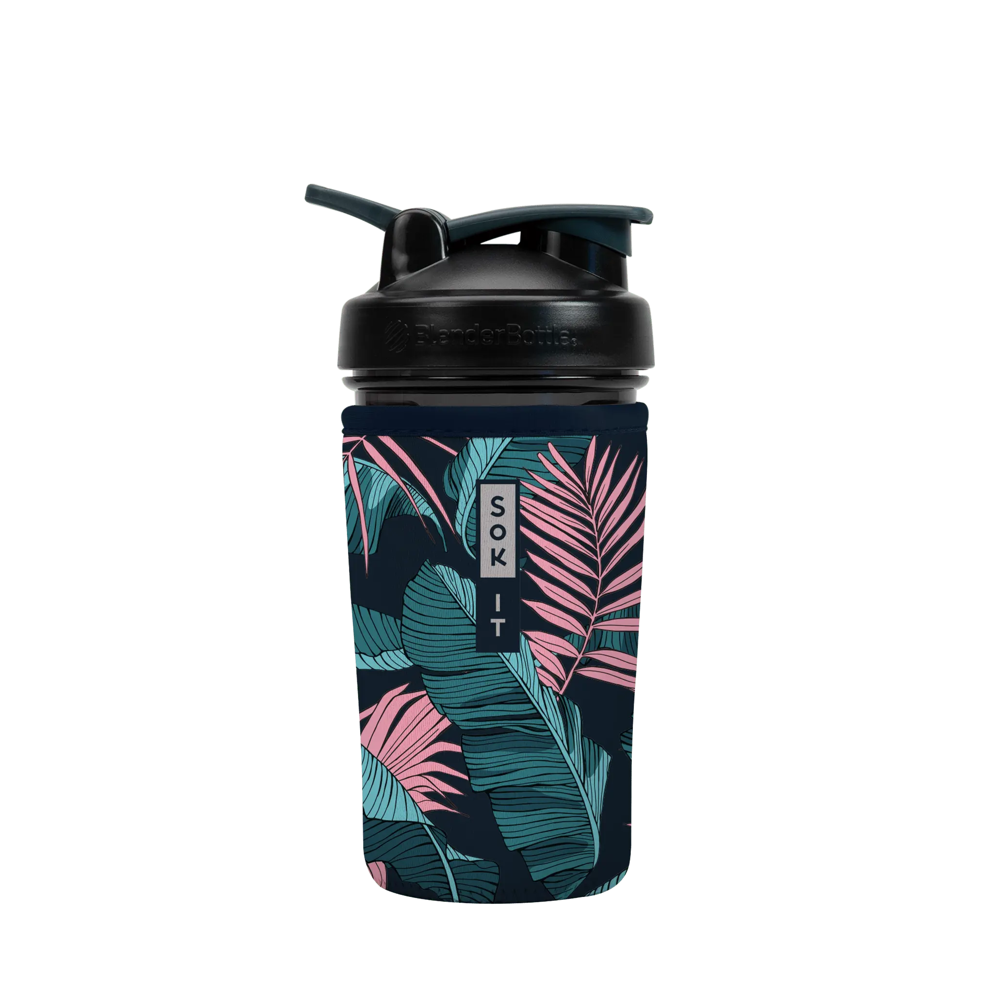 Sok-It BotlSok for Blender Style Bottle - Midnight Tropics 24oz 7.13 BotlSok-Tropical