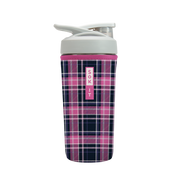 BotlSok for Blender Style Bottles - Berry Plaid