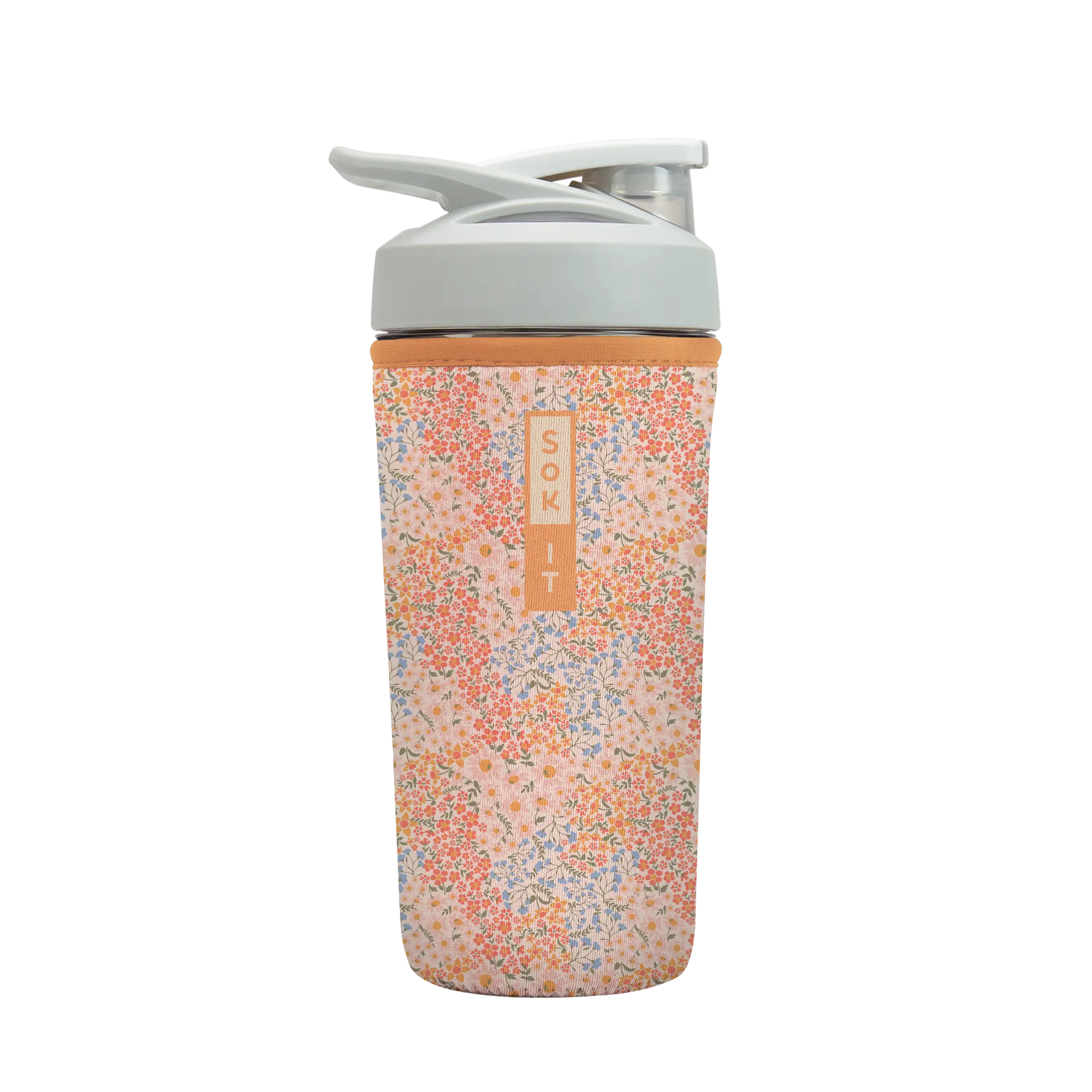 Sok-It BotlSok for Blender Style Bottles - Dainty Florals  
