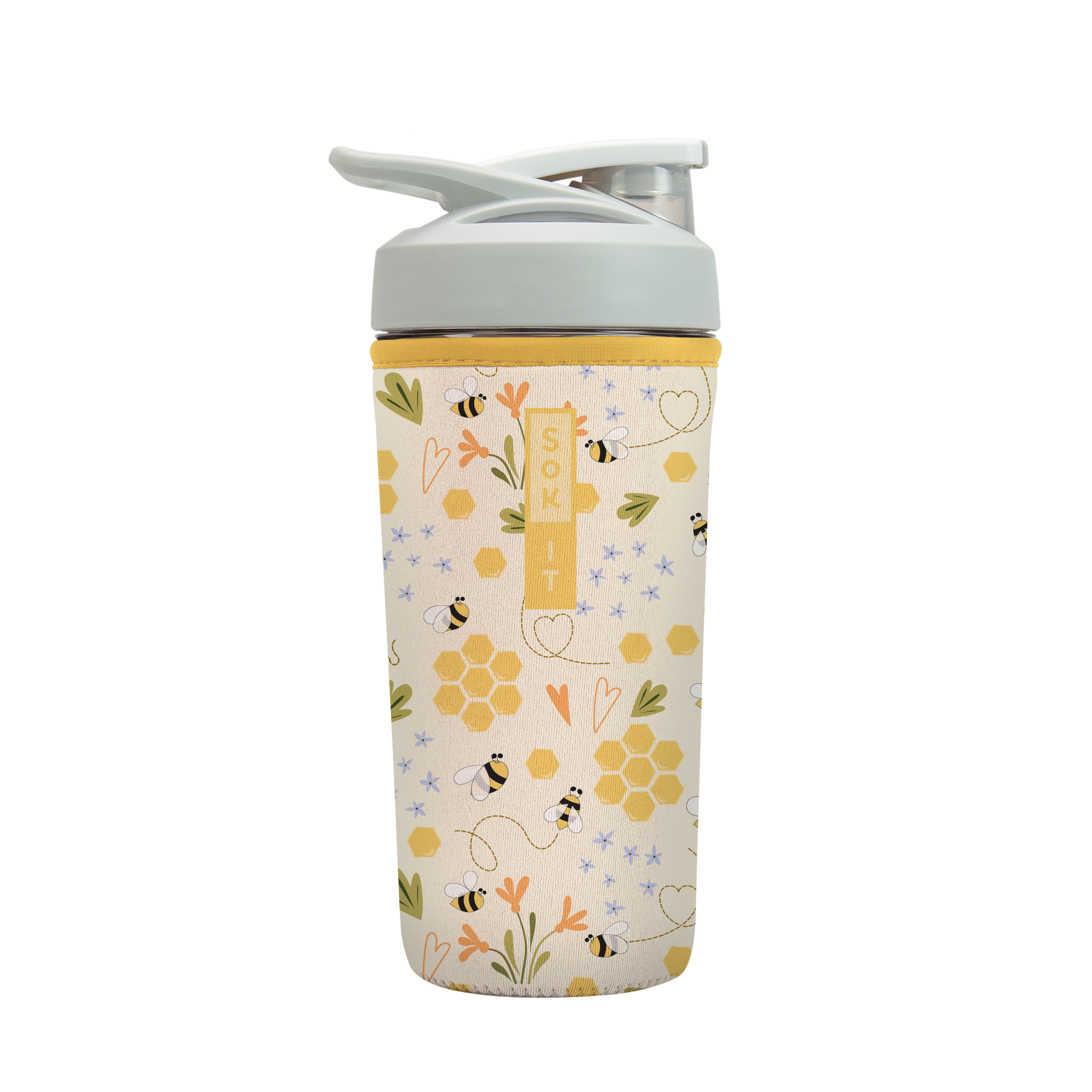 BotlSok for Blender Style Bottles - Honeycomb Buzz