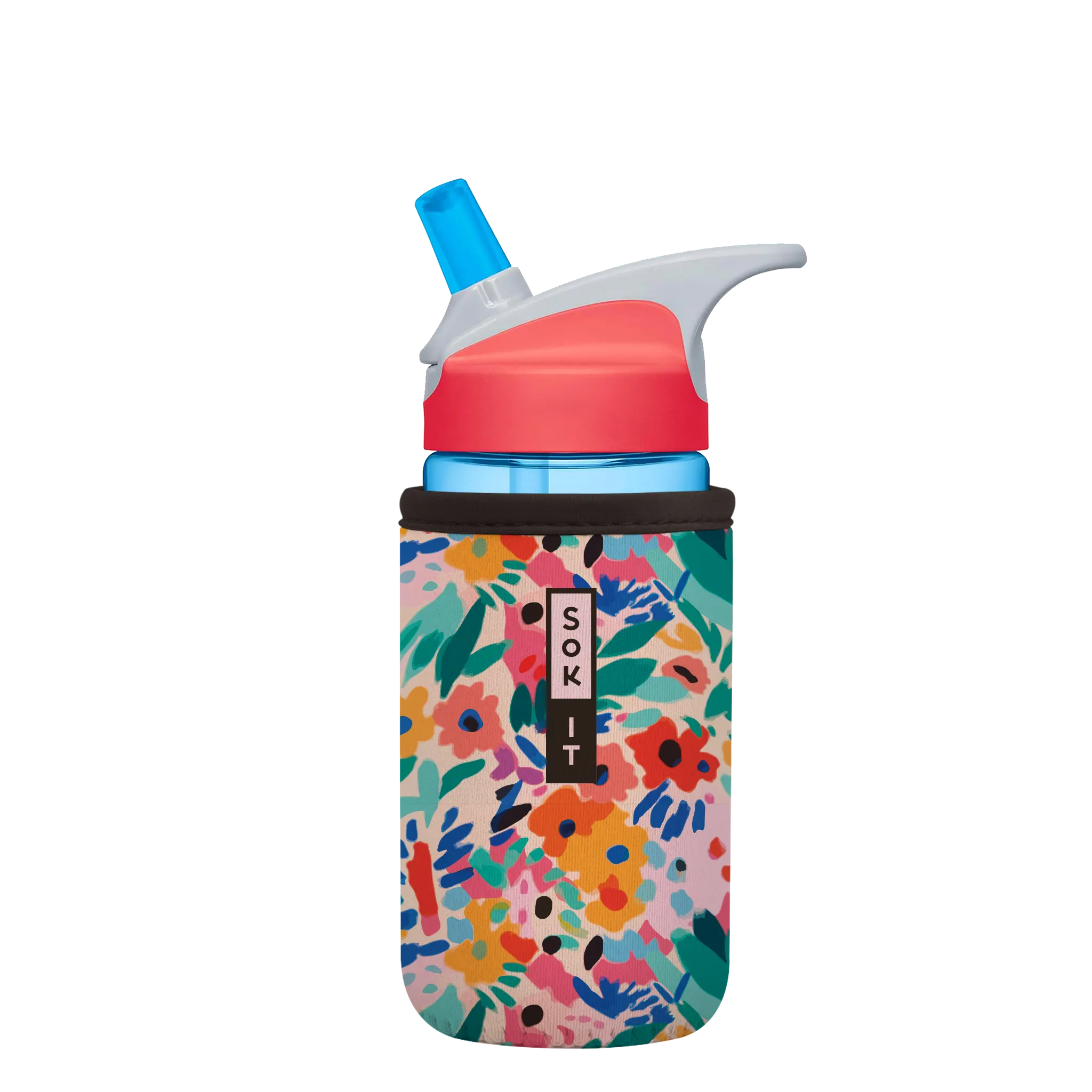 Sok-It BotlSok for CamelBak Style Bottles - Abstract Floral 12oz-CamelBak-Style-Bottle 9.99 BotlSok-Evergreen