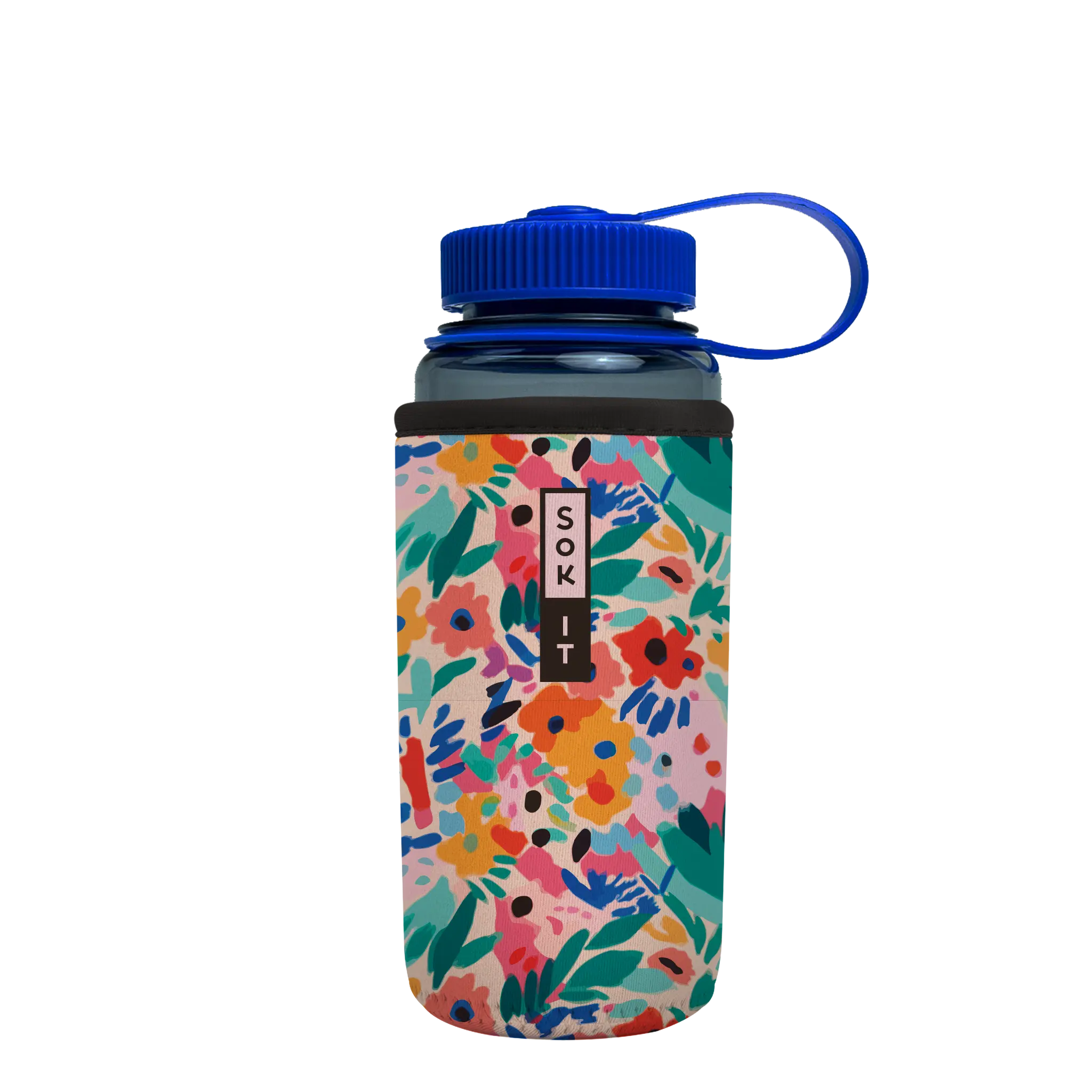 Sok-It BotlSok for CamelBak Style Bottles - Abstract Floral 16oz-CamelBak-Style-Bottle 11.99 BotlSok-Evergreen