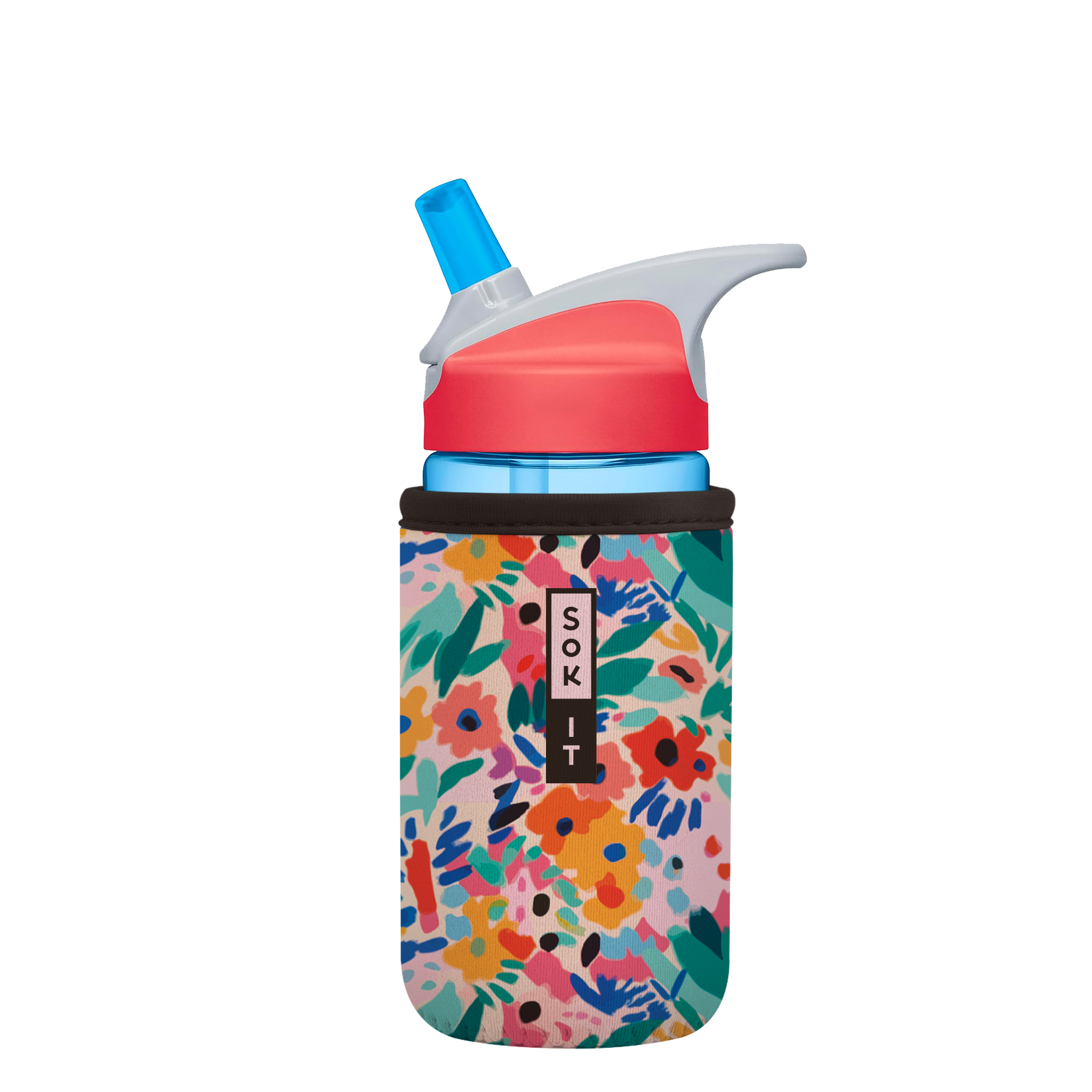BotlSok for Water Bottles - Abstract Floral
