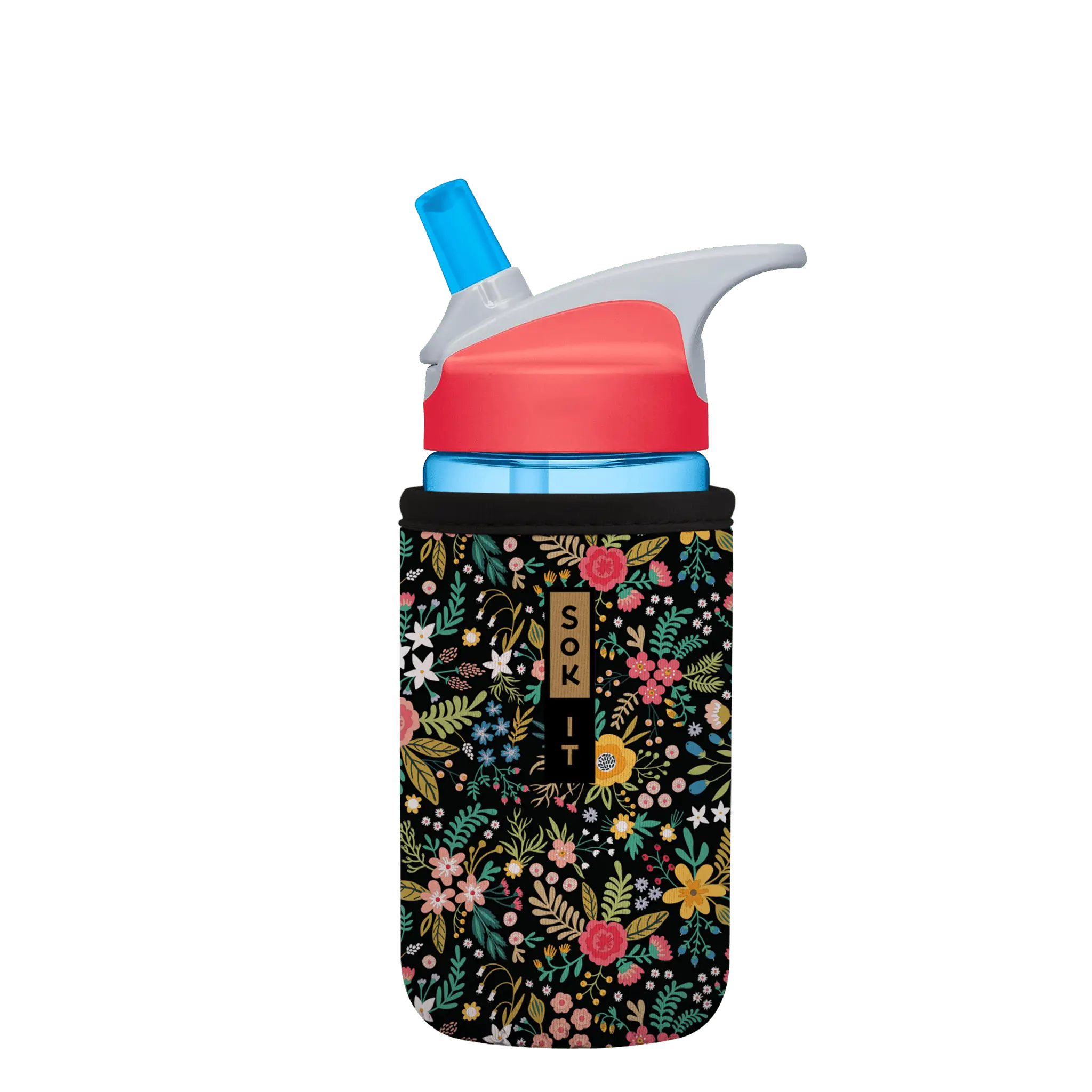 Sok-It BotlSok for CamelBak Style Bottles - Black English Garden Picnic 12oz 9.99 BotlSok-FW Floral