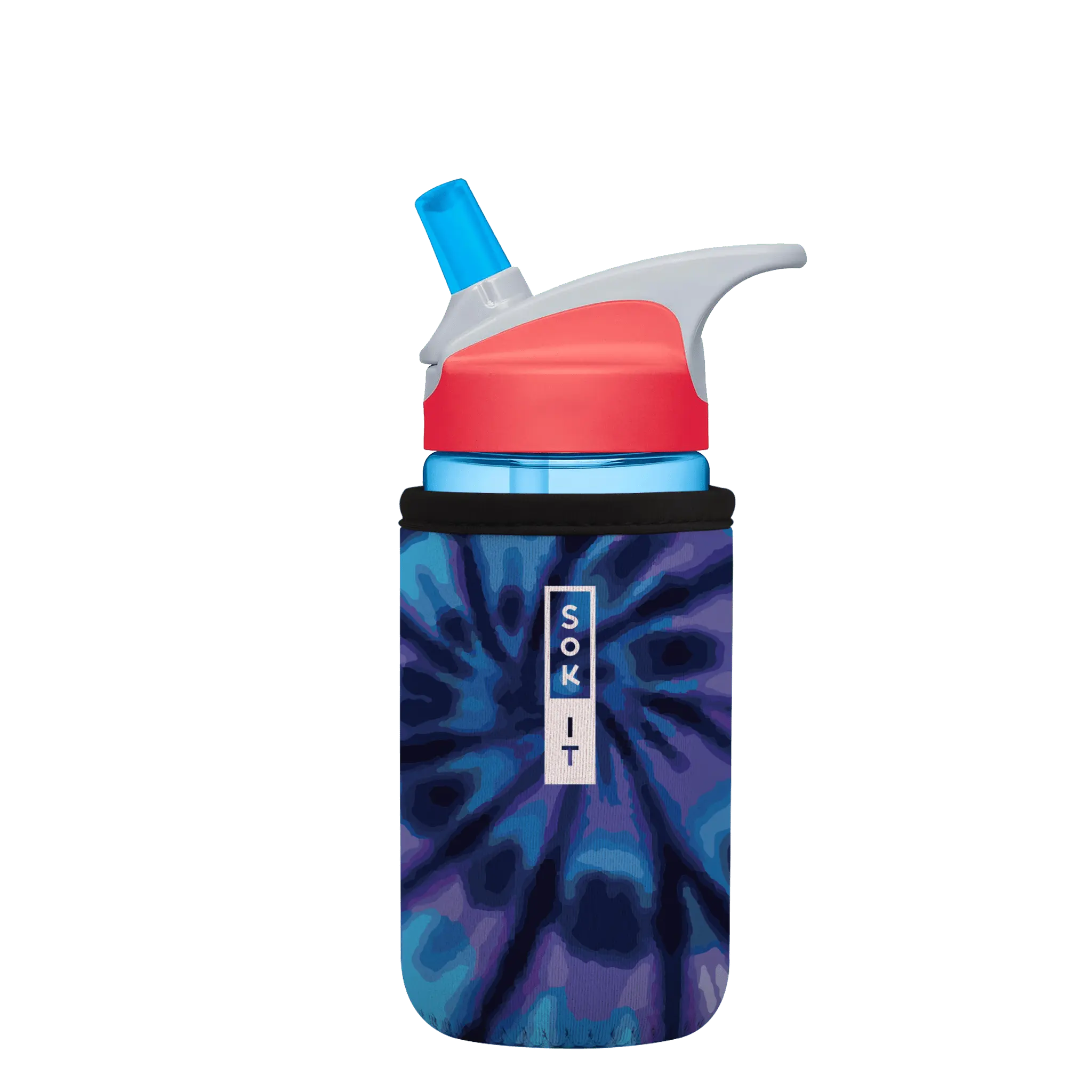 Sok-It BotlSok for CamelBak Style Bottles - Blue Tie Dye 12oz 8.48 BotlSok-TieDye
