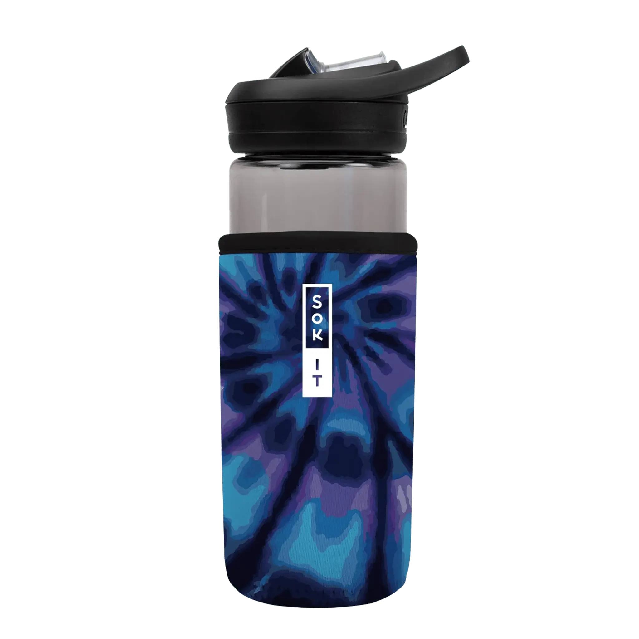 Sok-It BotlSok for CamelBak Style Bottles - Blue Tie Dye 16oz 10.18 BotlSok-TieDye