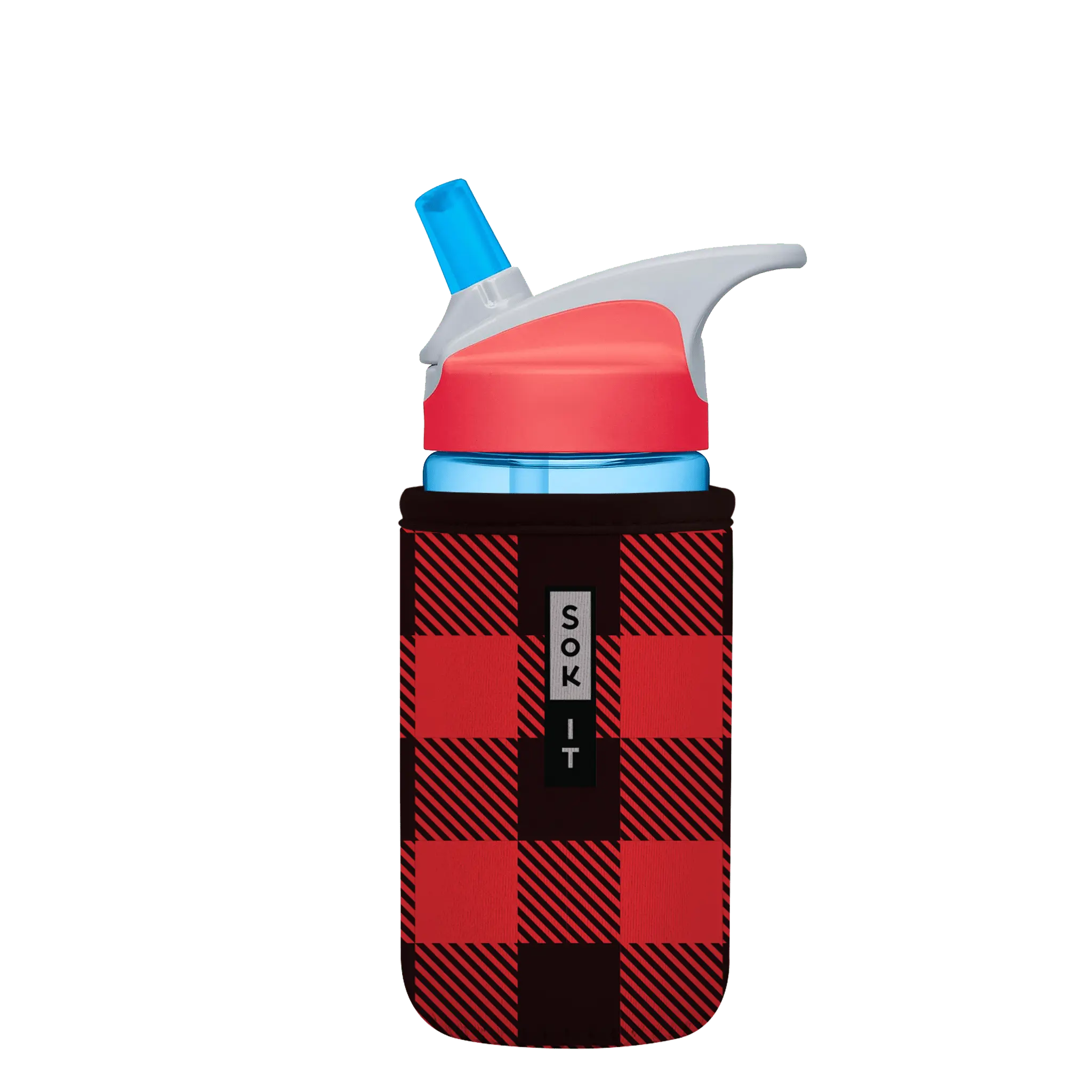 Sok-It BotlSok for CamelBak Style Bottles - Buffalo Check 12oz 9.99 BotlSok-Winter Holiday