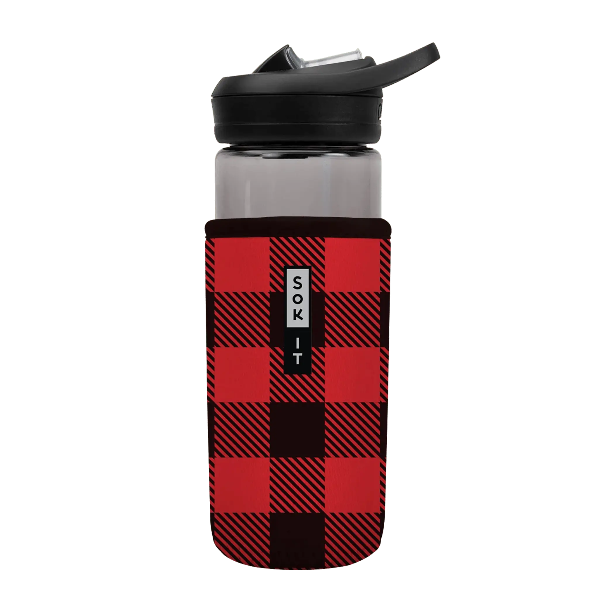 Sok-It BotlSok for CamelBak Style Bottles - Buffalo Check 16oz 11.99 BotlSok-Winter Holiday