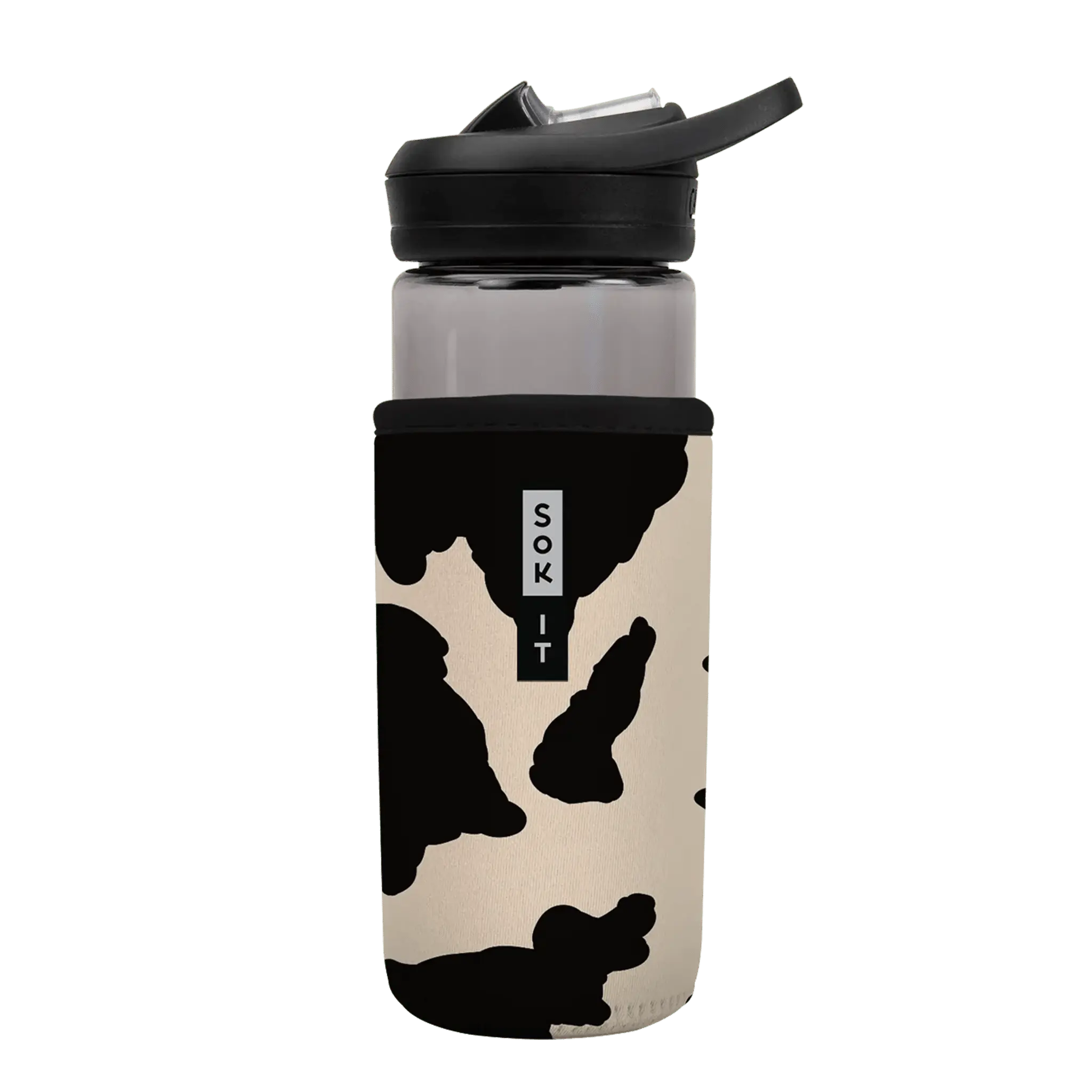 Sok-It BotlSok for CamelBak Style Bottles - Cow Print 16oz 11.99 BotlSok-Animal Prints