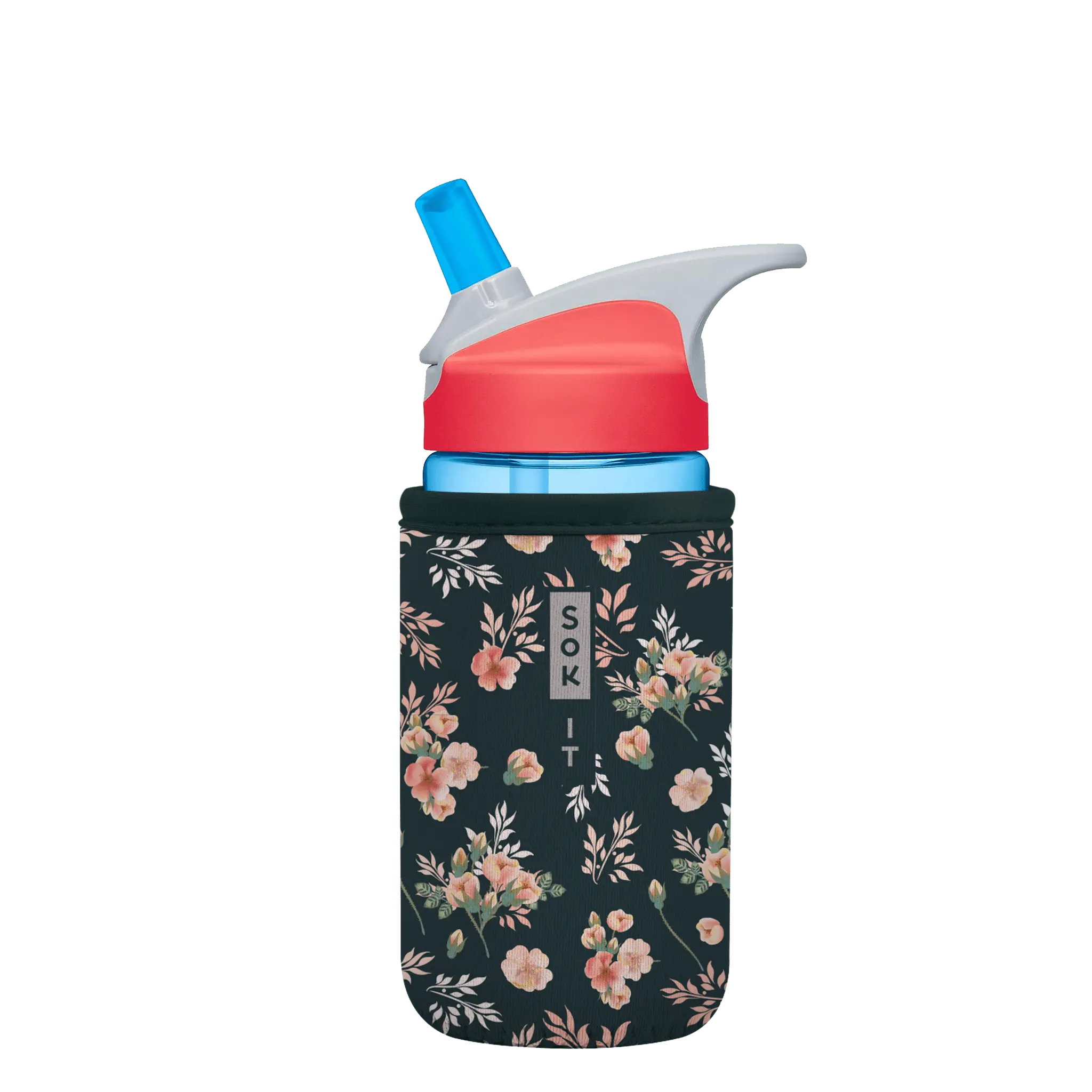 Sok-It BotlSok for CamelBak Style Bottles - Grey Rose 12oz 6.98 BotlSok-FW Floral