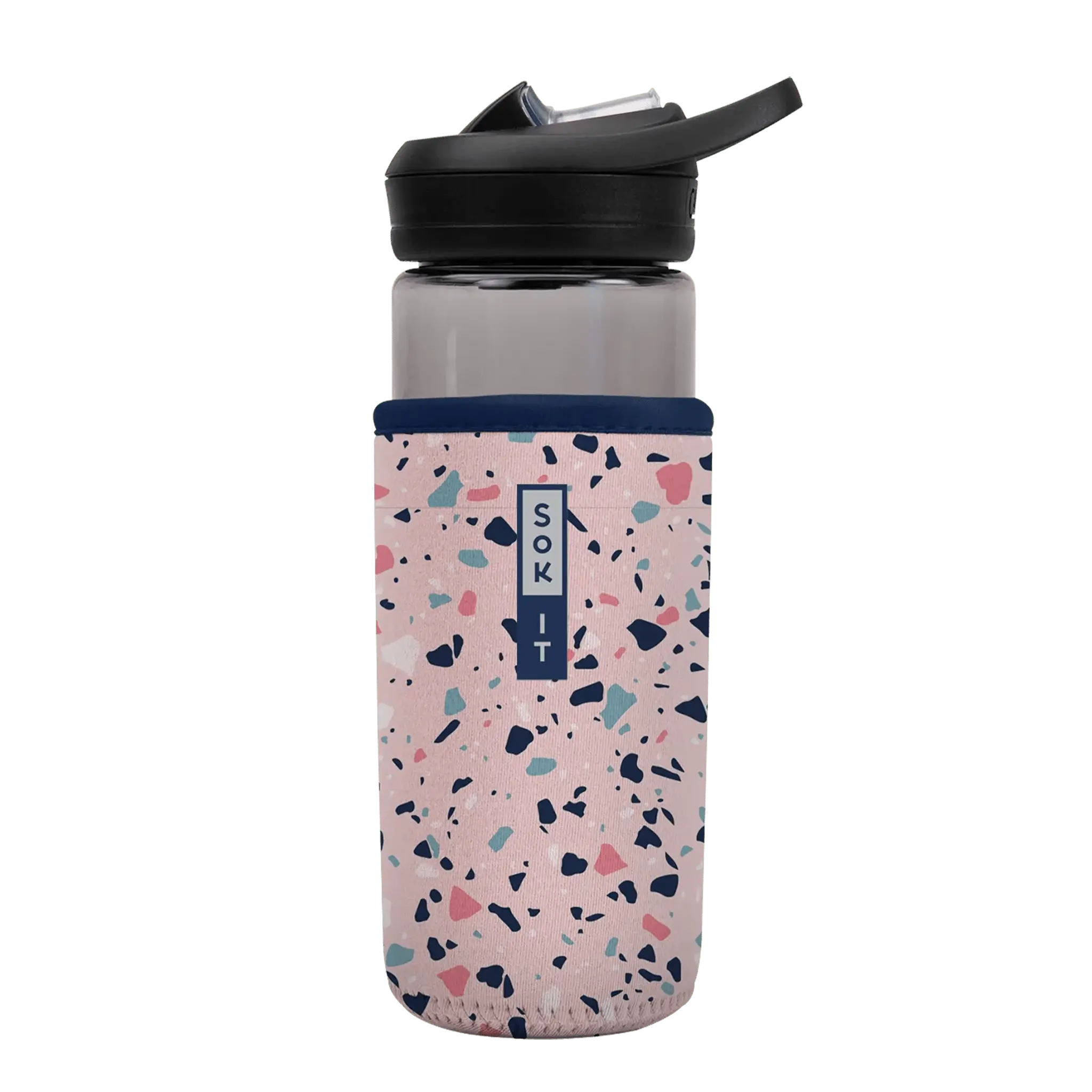 Sok-It BotlSok for CamelBak Style Bottles - Pink Terrazzo 16oz 11.99 BotlSok-Novelty