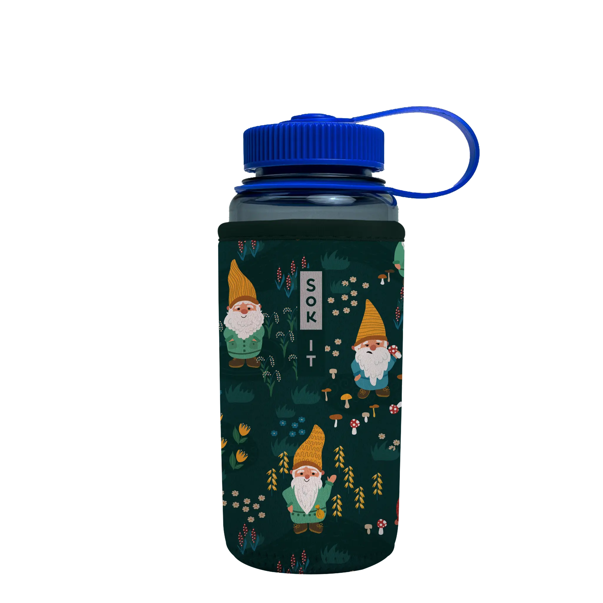 Sok-It BotlSok for CamelBak Style Bottles - Rollin' with my Gnomies 16oz-CamelBak-Style-Bottle 12.99 BotlSok-Evergreen