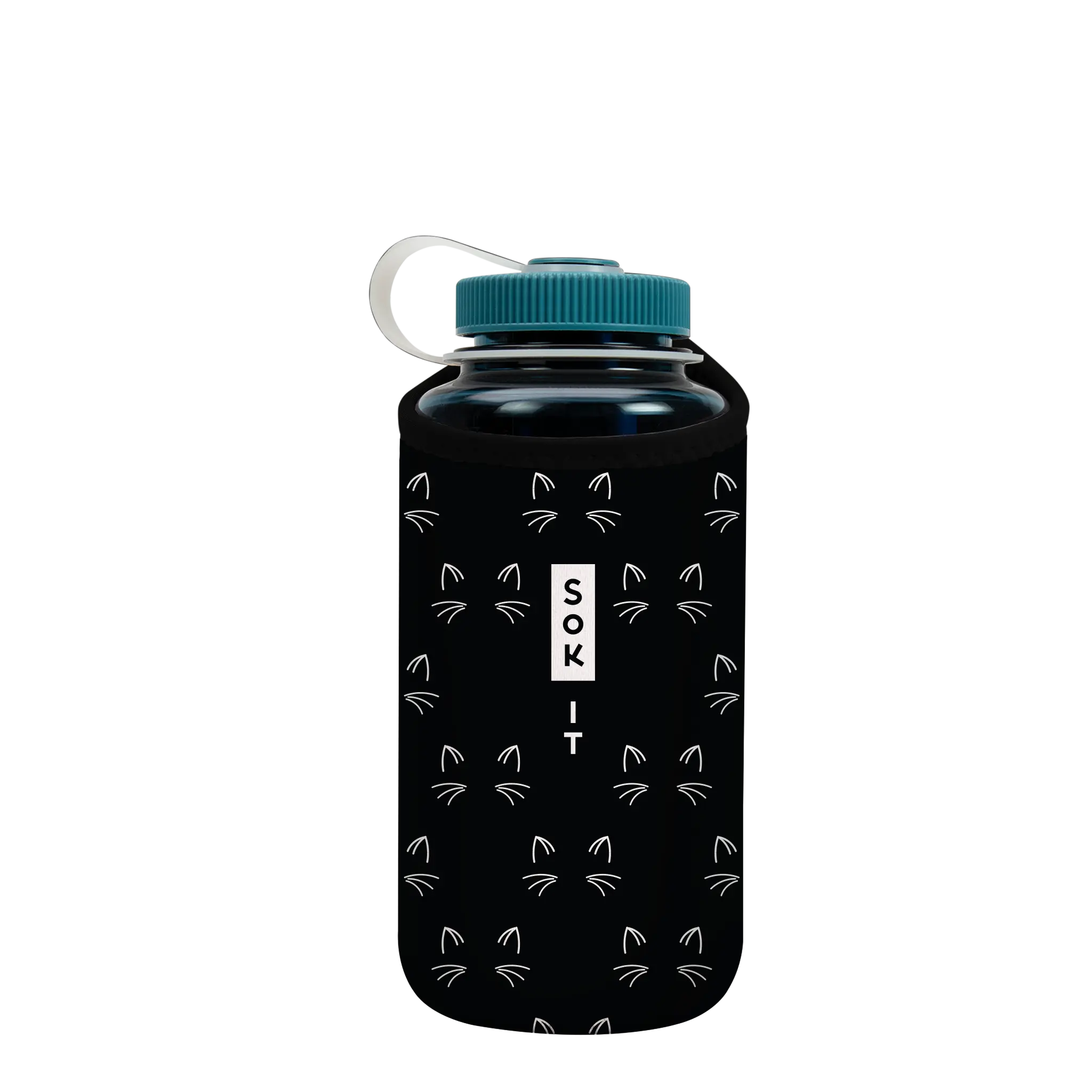 Sok-It BotlSok for Nalgene Style Bottle - Mystical Meows   BotlSok-Fall Holiday