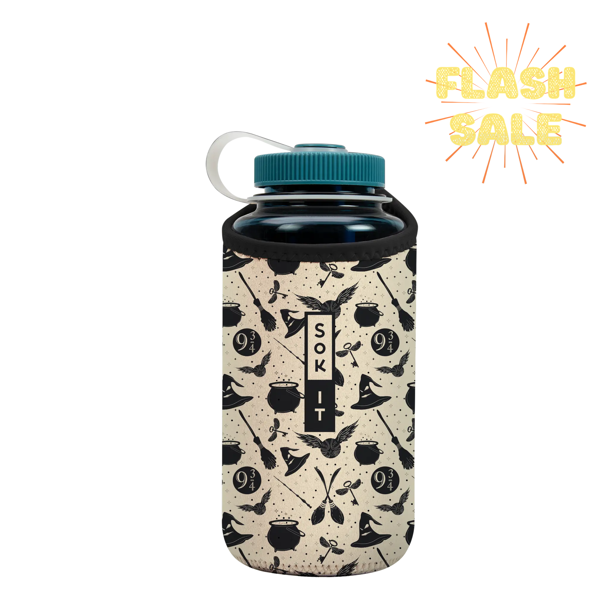 Sok-It BotlSok for Nalgene Style Bottle - Wizard's Walk   BotlSok-Fall Holiday