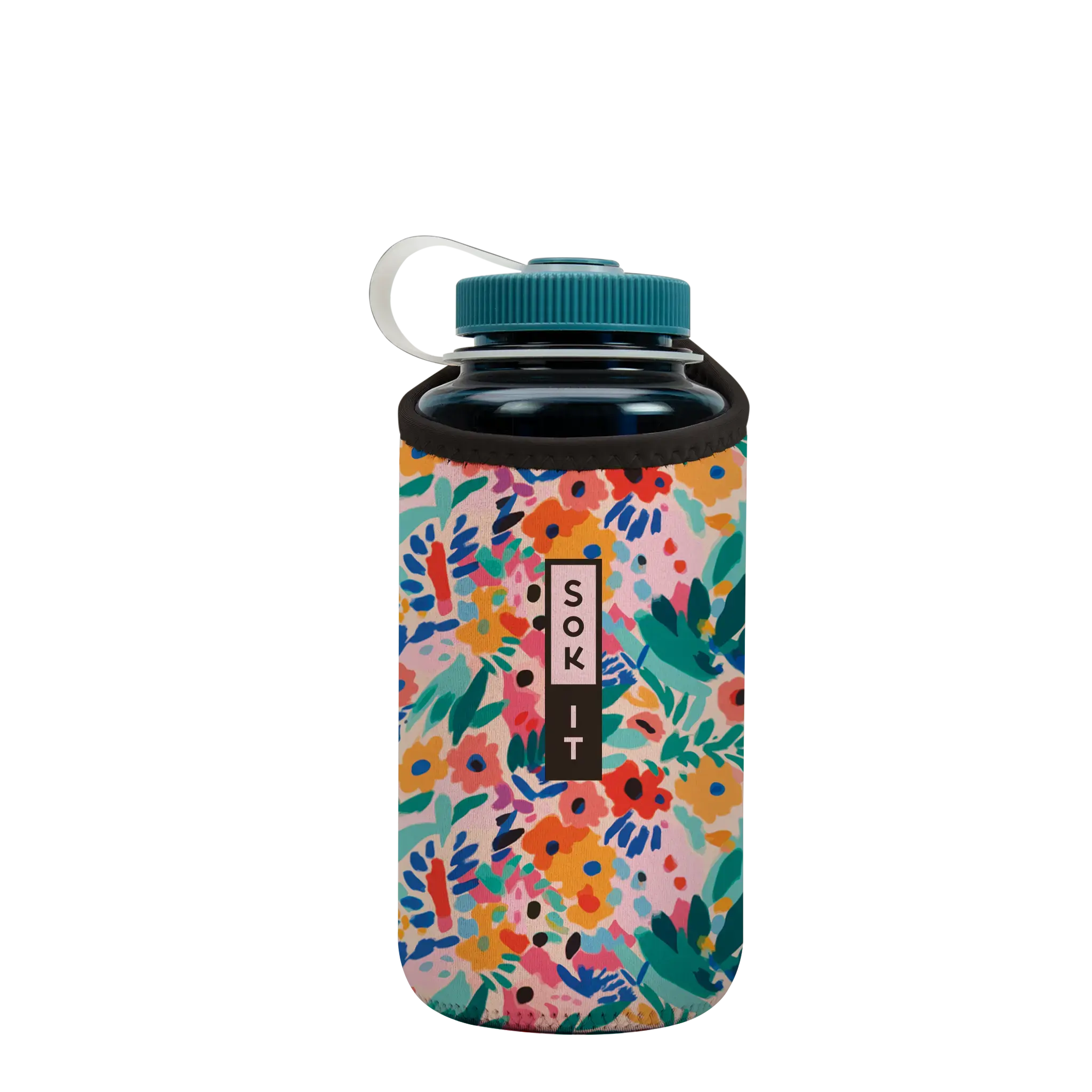 BotlSok for Nalgene Style Bottles - Abstract Floral