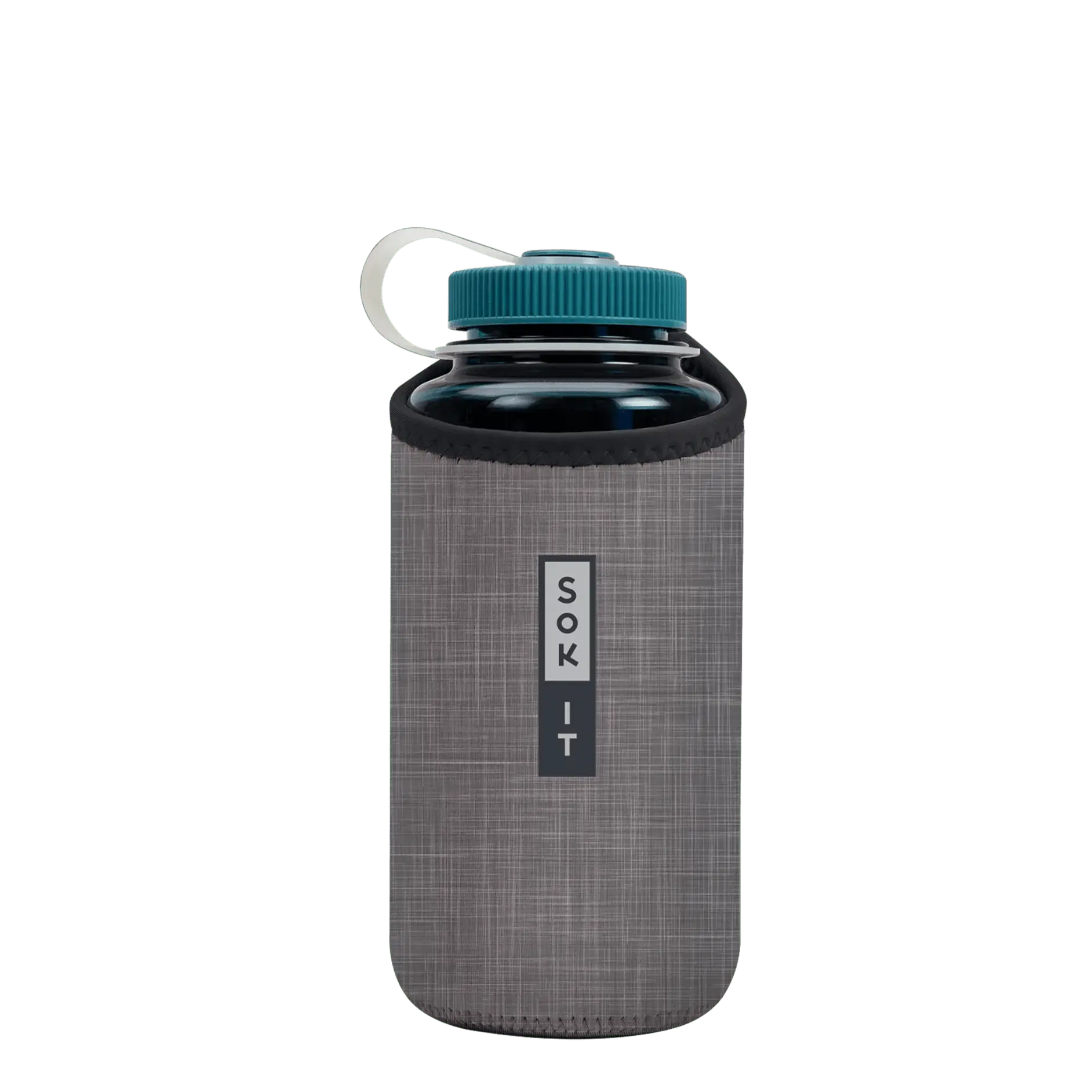 Sok-It BotlSok for Nalgene Style Bottles - Anthracite   BotlSok-Classic Solid