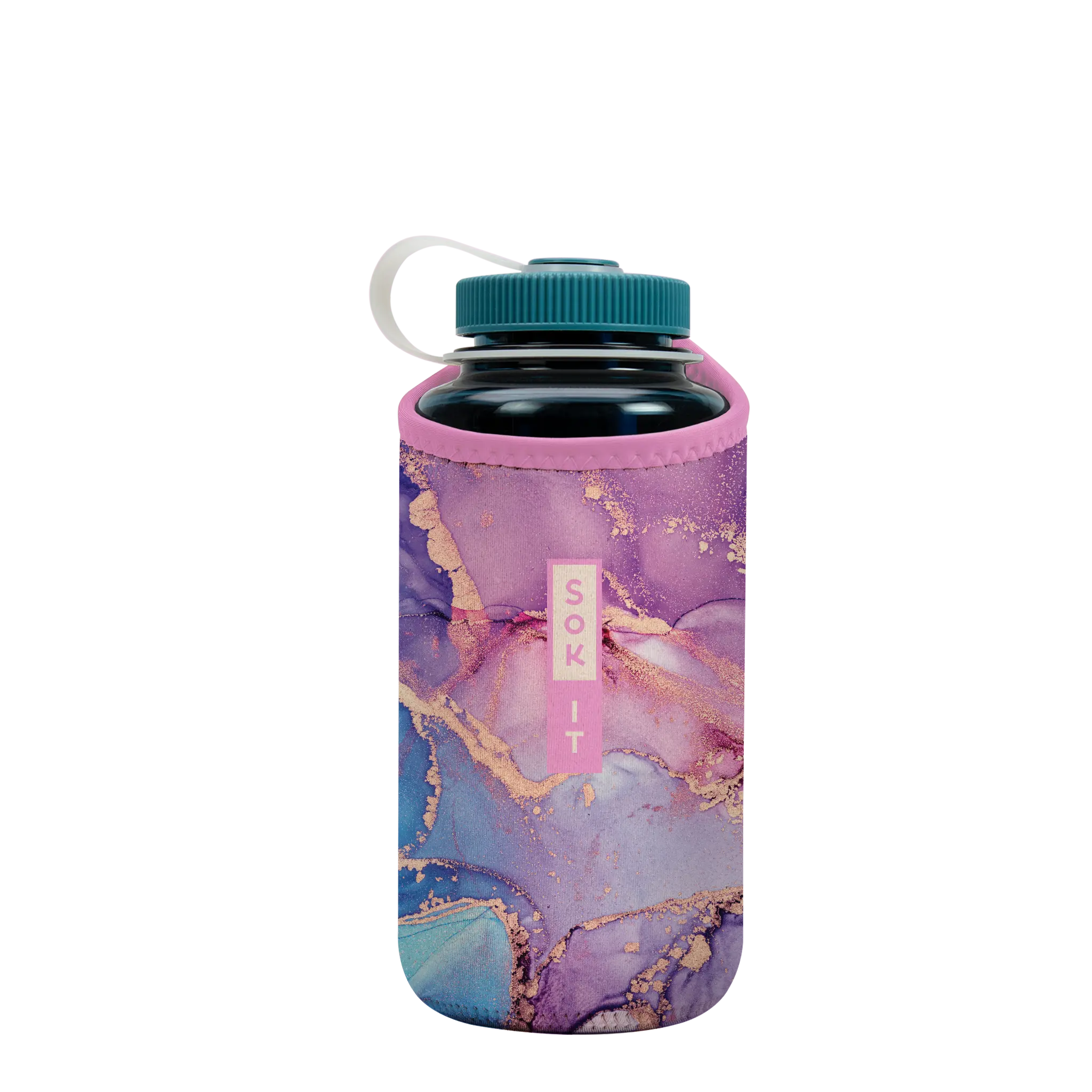 Sok-It BotlSok for Nalgene Style Bottles - Aurora Era   BotlSok-Evergreen