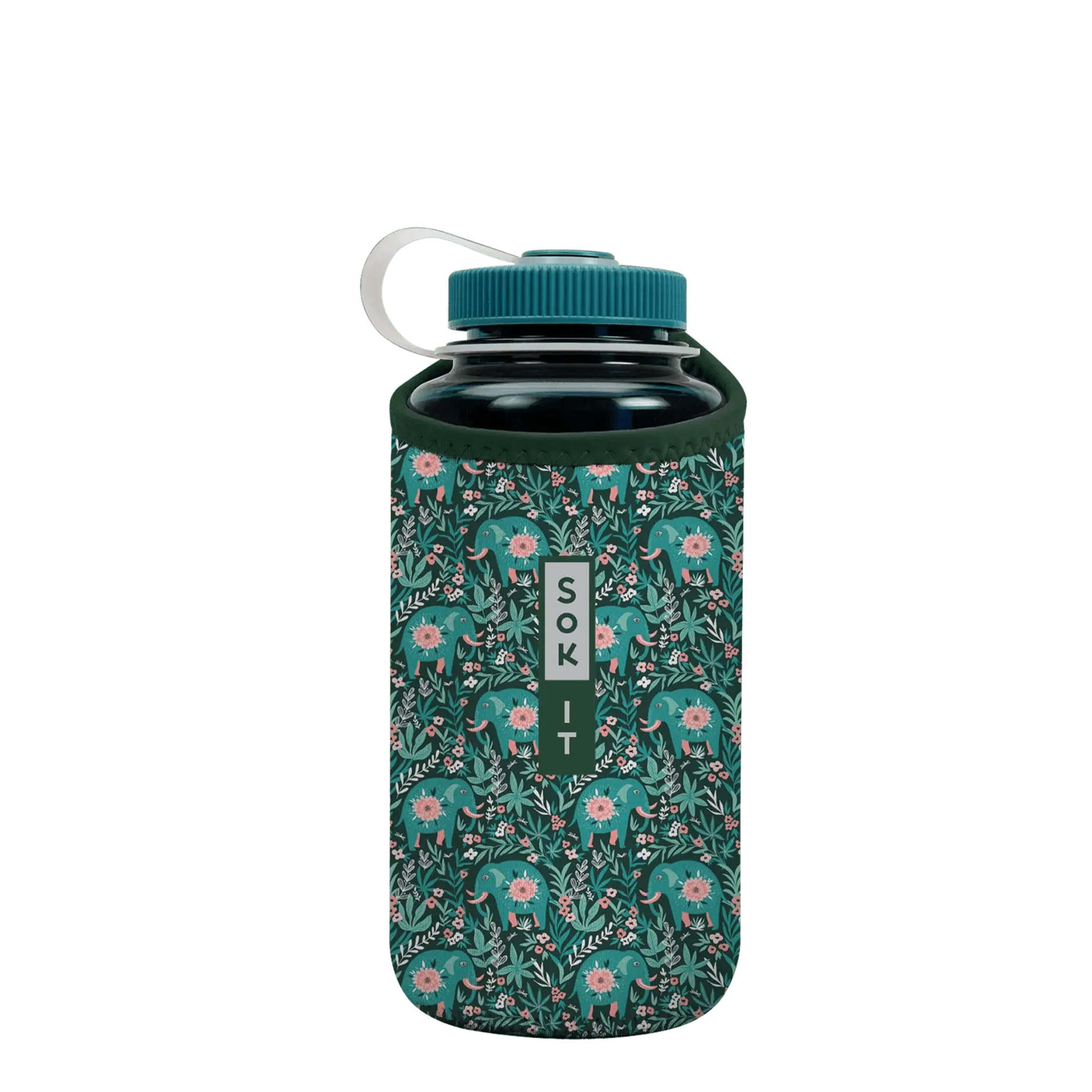 Sok-It BotlSok for Nalgene Style Bottles - Baby Elephant Walk   BotlSok-Animals