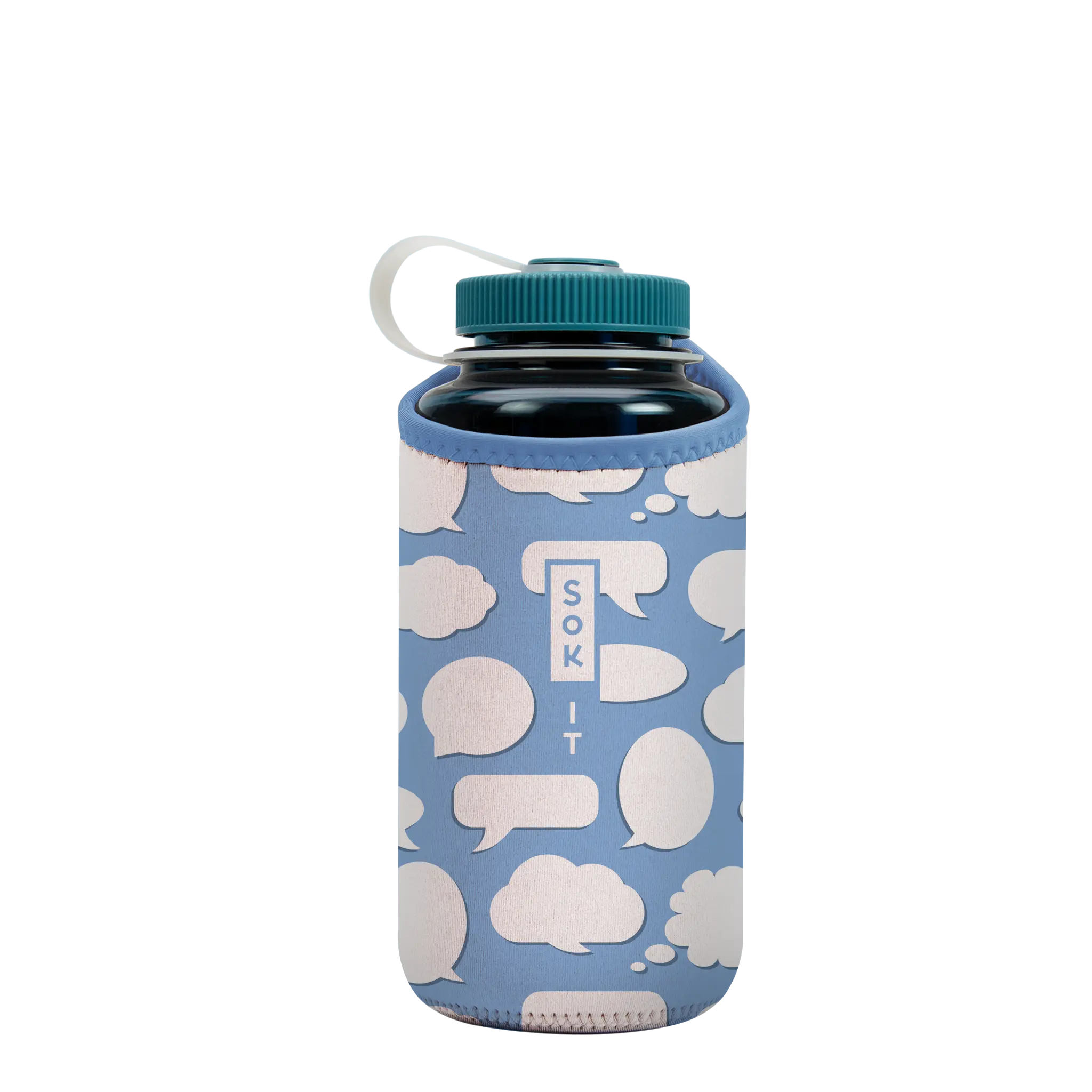Sok-It BotlSok for Nalgene Style Bottles - Big Ideas   BotlSok-Evergreen