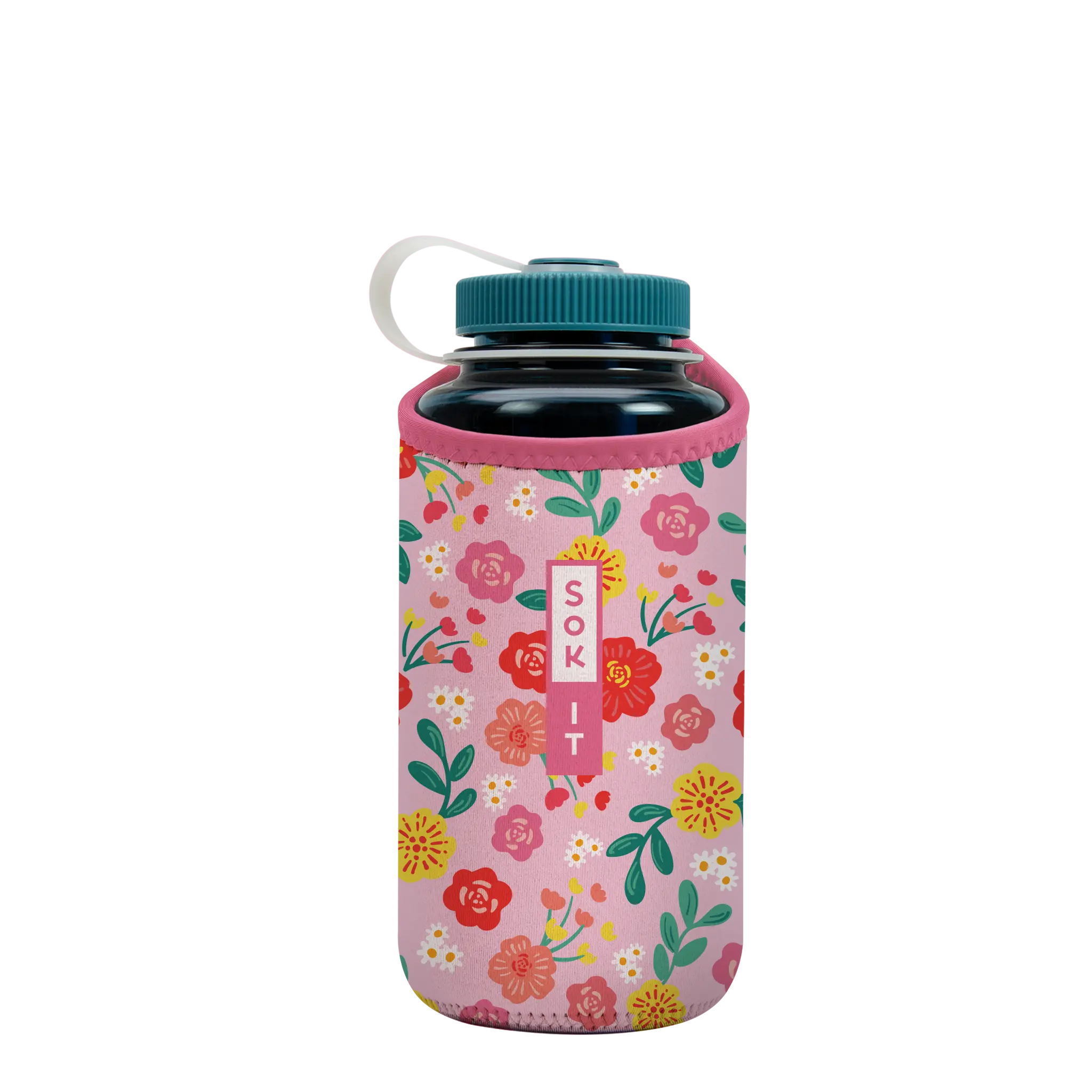Sok-It BotlSok for Nalgene Style Bottles - Bloom Your Way   BotlSok-Evergreen