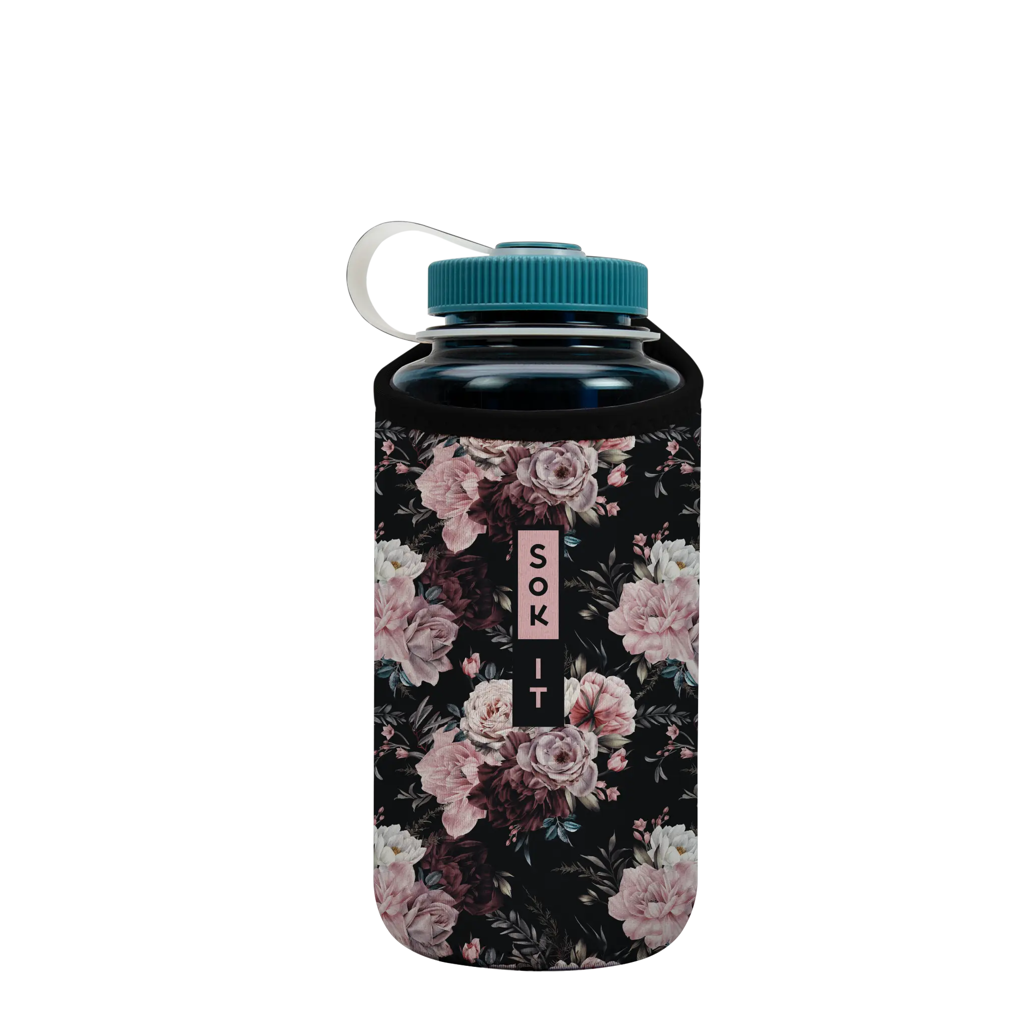 Sok-It BotlSok for Nalgene Style Bottles - Bloom at Night   BotlSok-Evergreen