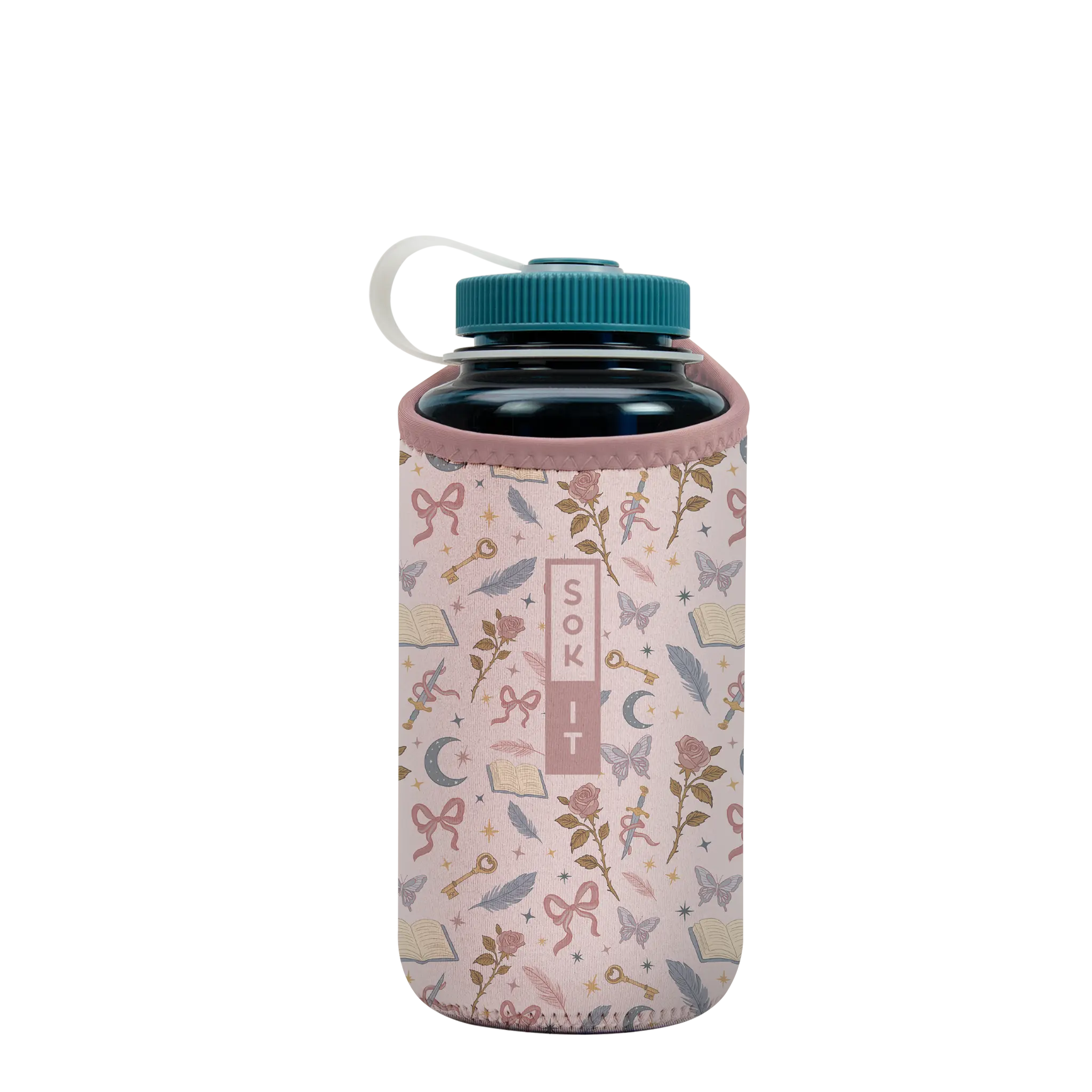 Sok-It BotlSok for Nalgene Style Bottles - Blooms and Blades  