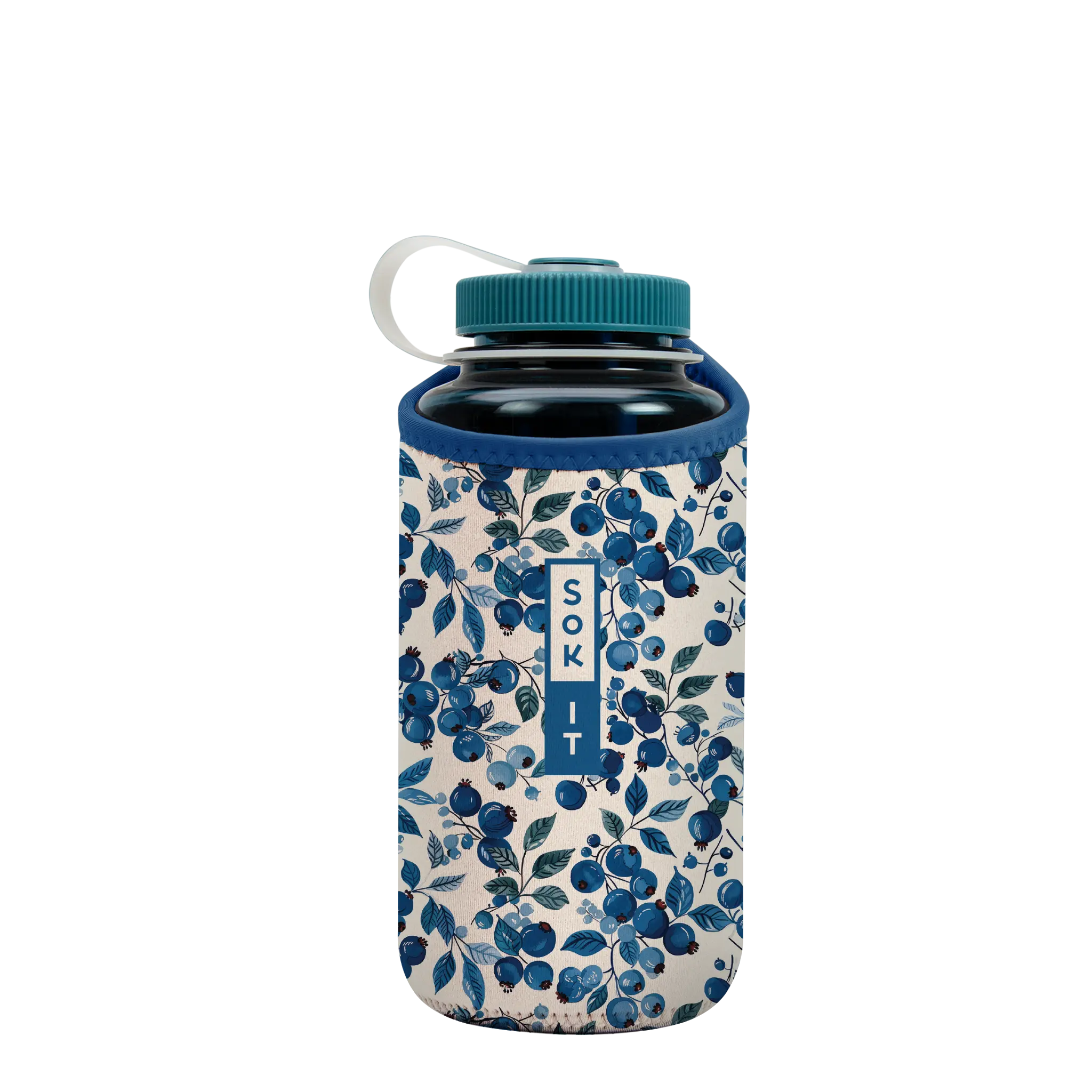Sok-It BotlSok for Nalgene Style Bottles - Blueberry Hill  
