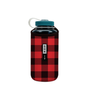 Sok-It BotlSok for Nalgene Style Bottles - Buffalo Check   BotlSok-Winter Holiday